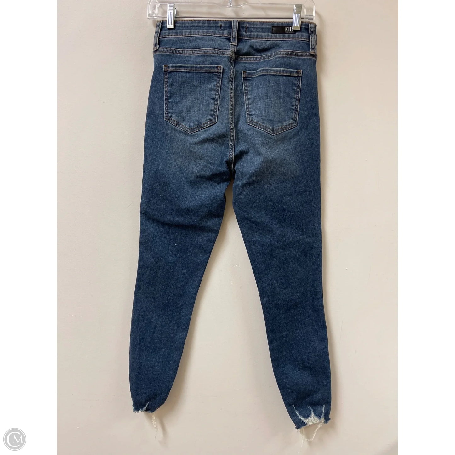 Jeans Skinny By Kut In Blue Denim, Size: 0