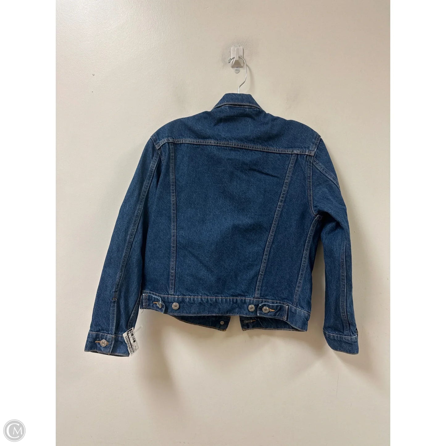 Jacket Denim By Levis In Blue Denim, Size: Xs