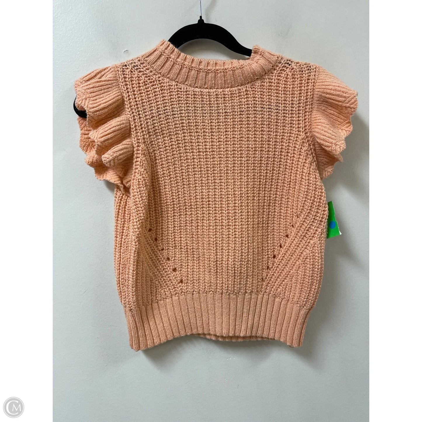 Sweater Short Sleeve By Universal Thread In Coral, Size: S