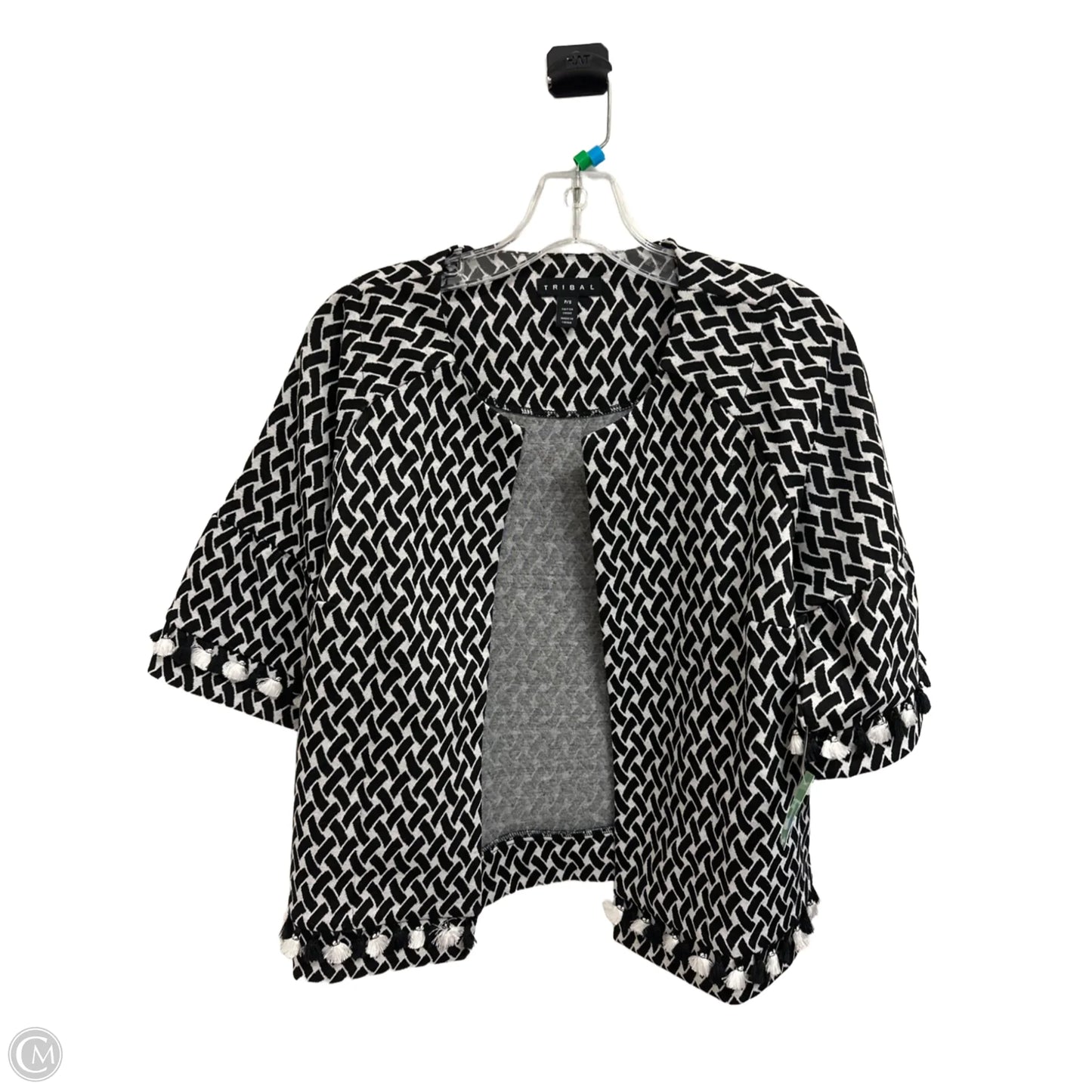 Blazer By Tribal In Black & White, Size: S