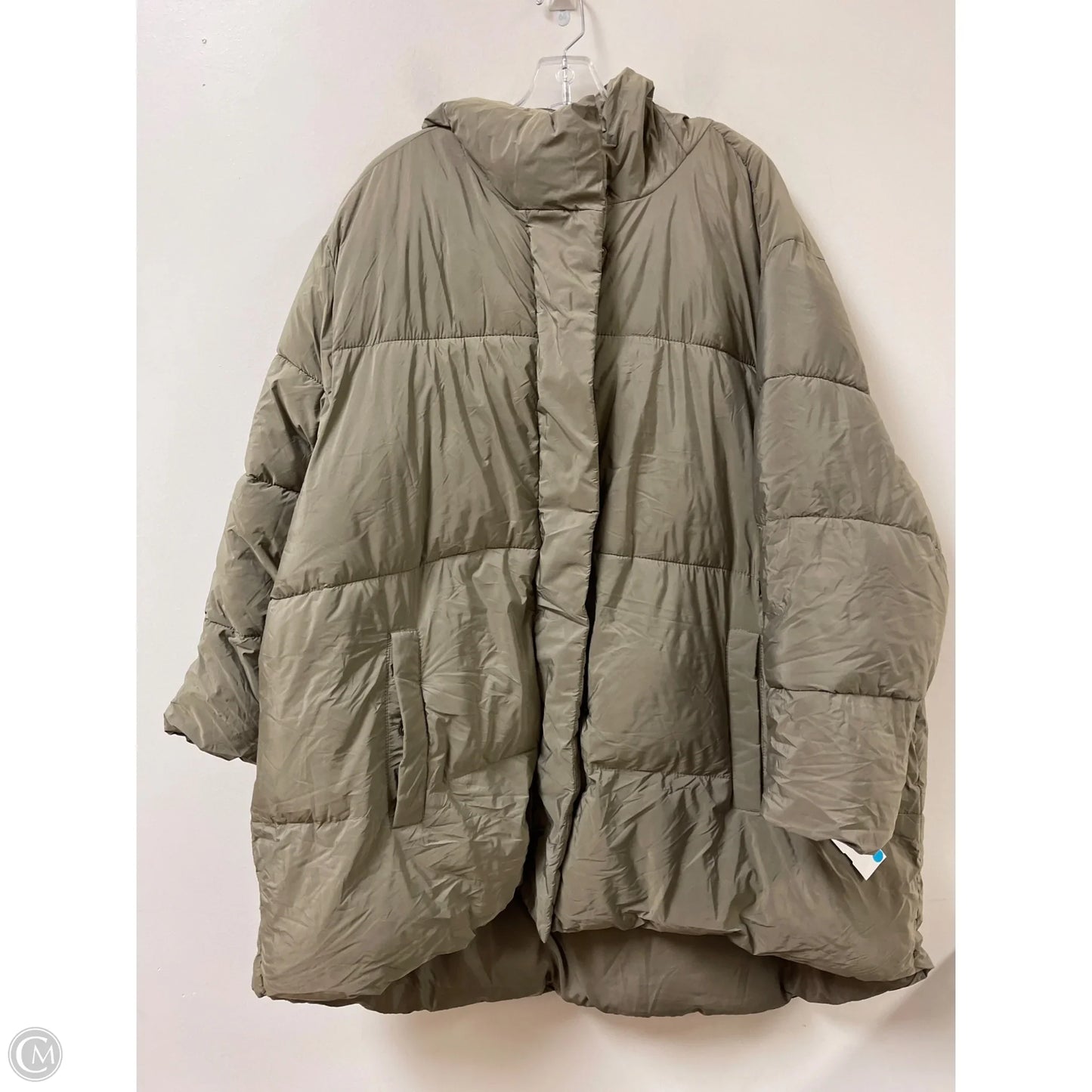Jacket Puffer & Quilted By Old Navy In Green, Size: 4x