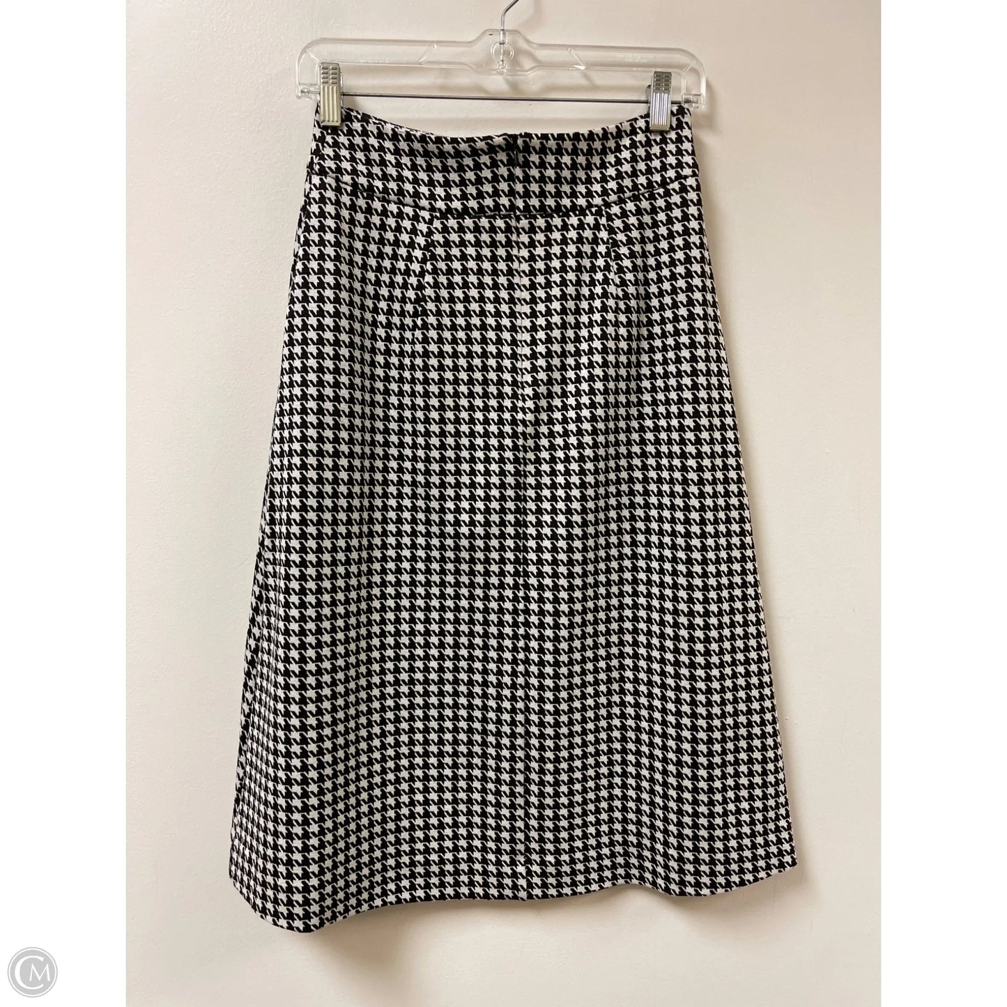 Skirt Midi By Cabi In Black & White, Size: 0