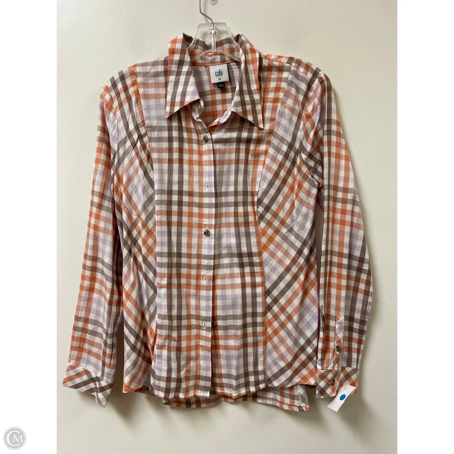 Top Long Sleeve By Cabi In Multi-colored, Size: Xs