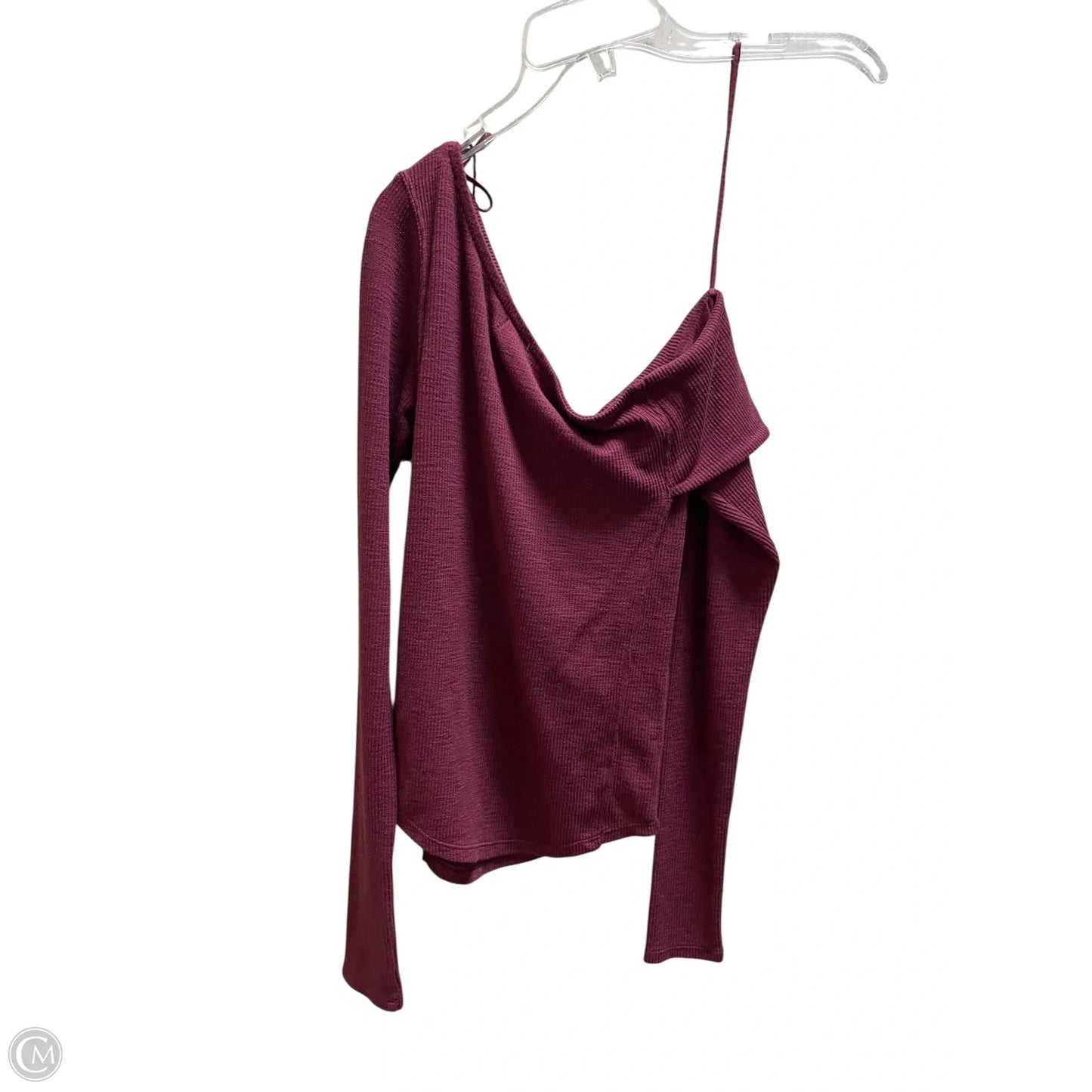 Top Long Sleeve By We The Free In Maroon, Size: Xs