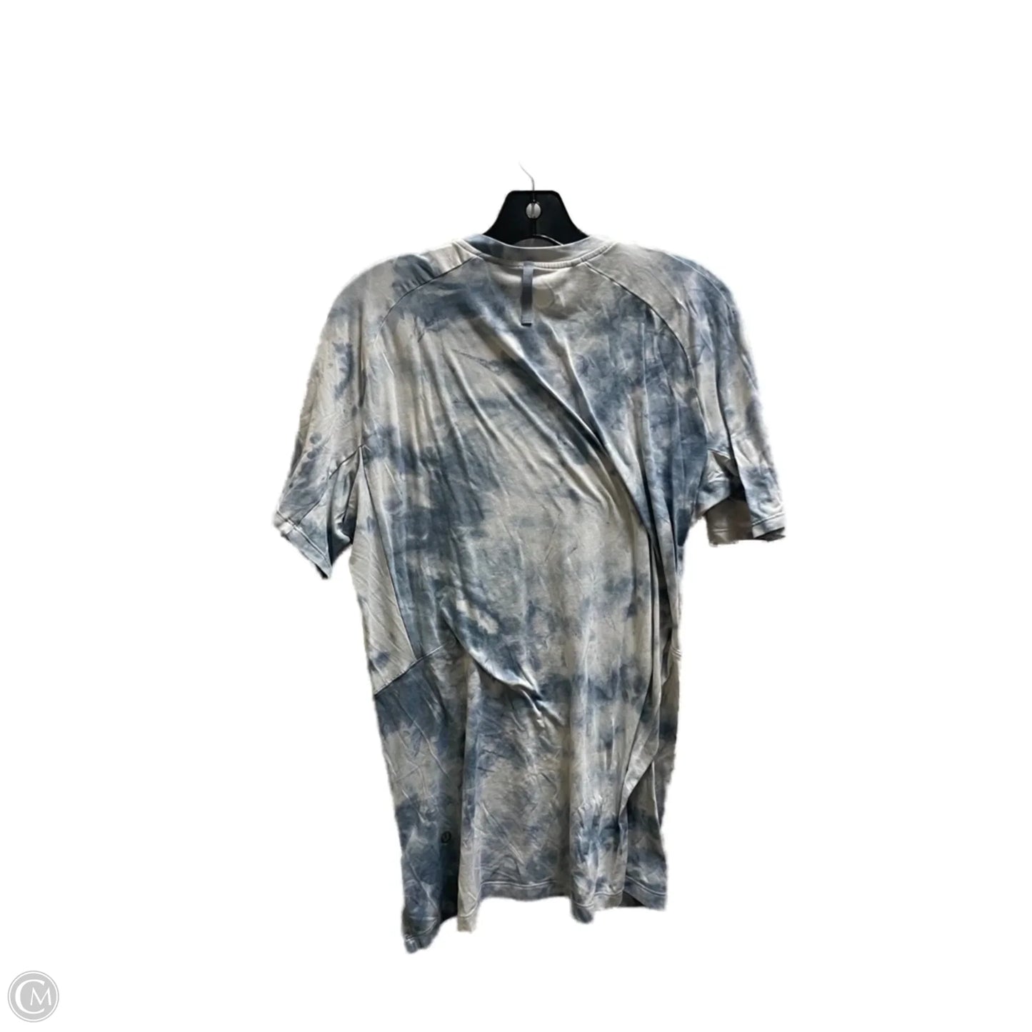 Athletic Top Short Sleeve By Lululemon In Blue, Size: S