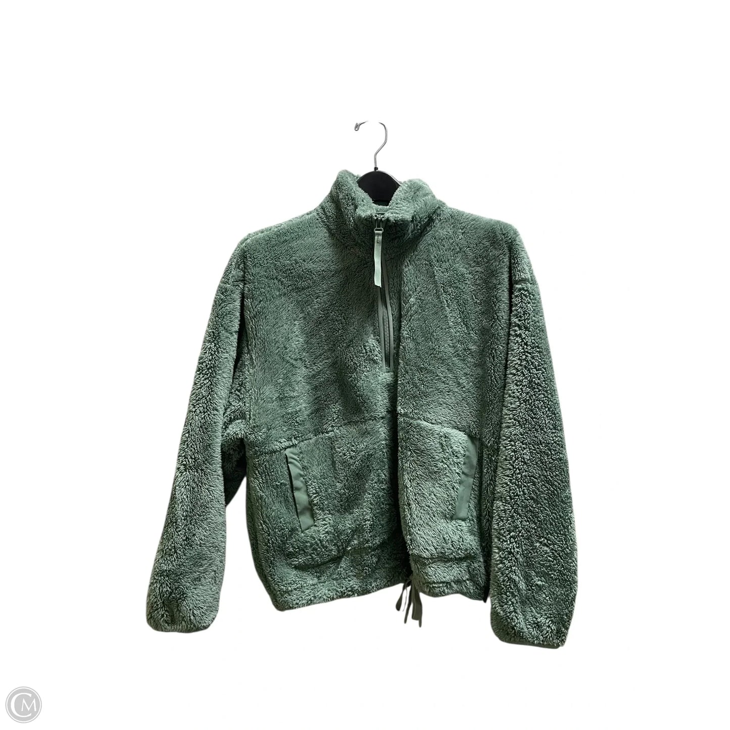 Jacket Faux Fur & Sherpa By All In Motion In Green, Size: S