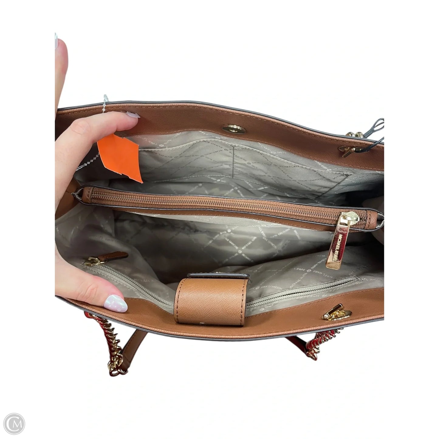 Handbag Designer By Michael Kors, Size: Large