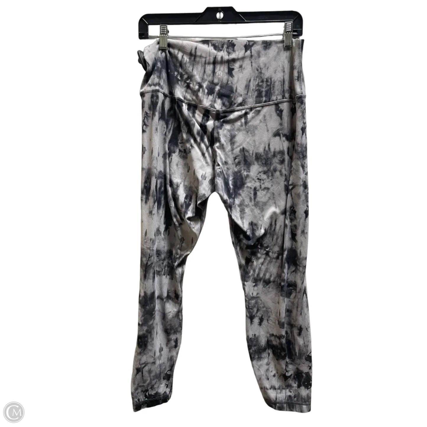 Athletic Leggings By Lululemon In Tie Dye Print, Size: 12