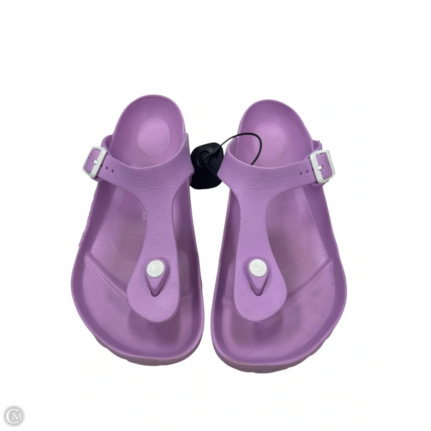 Sandals Flats By Birkenstock In Purple, Size: 8.5