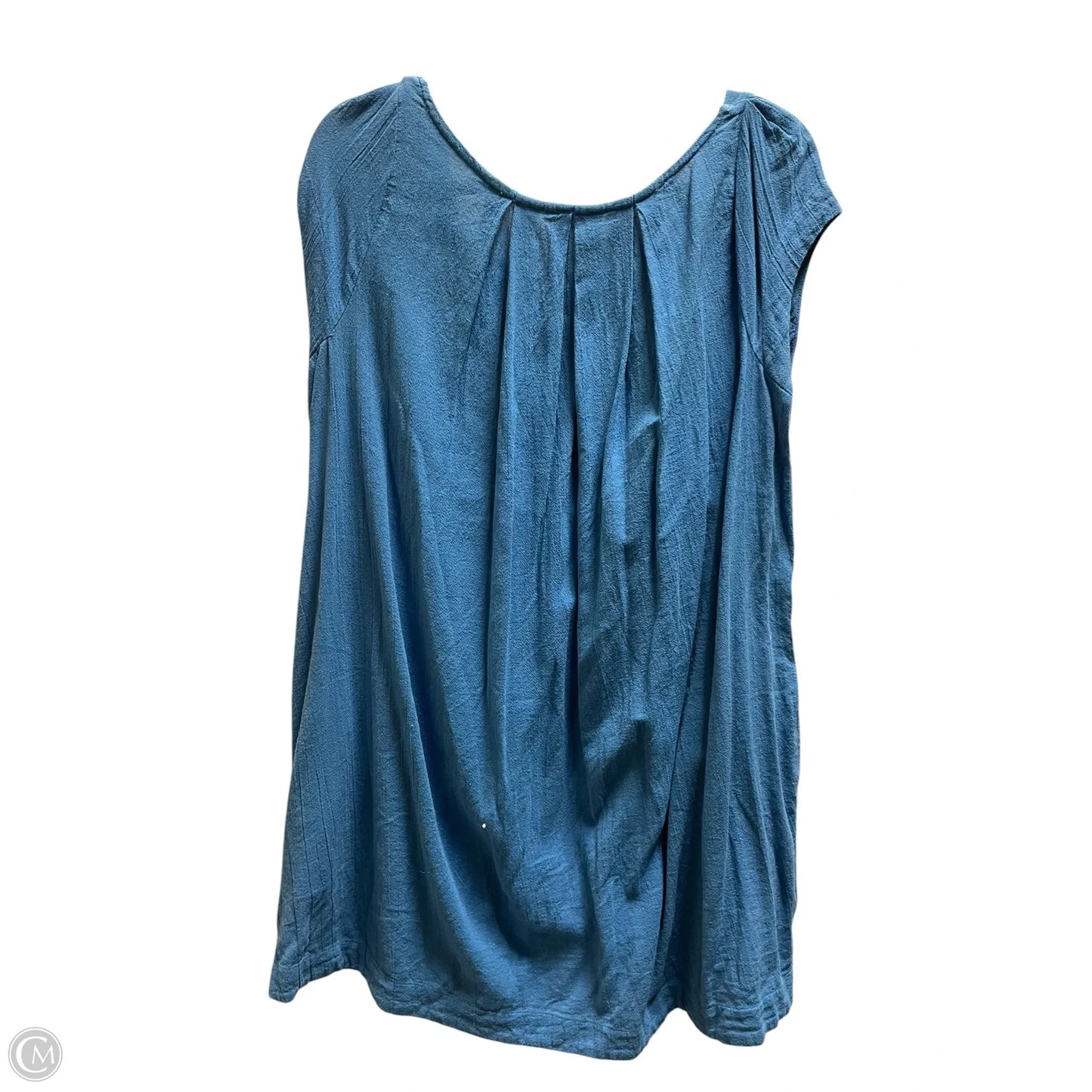 Tunic Short Sleeve By Free People In Blue, Size: Xs