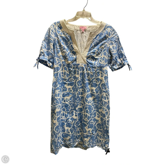 Dress Designer By Lilly Pulitzer In Blue, Size: 8
