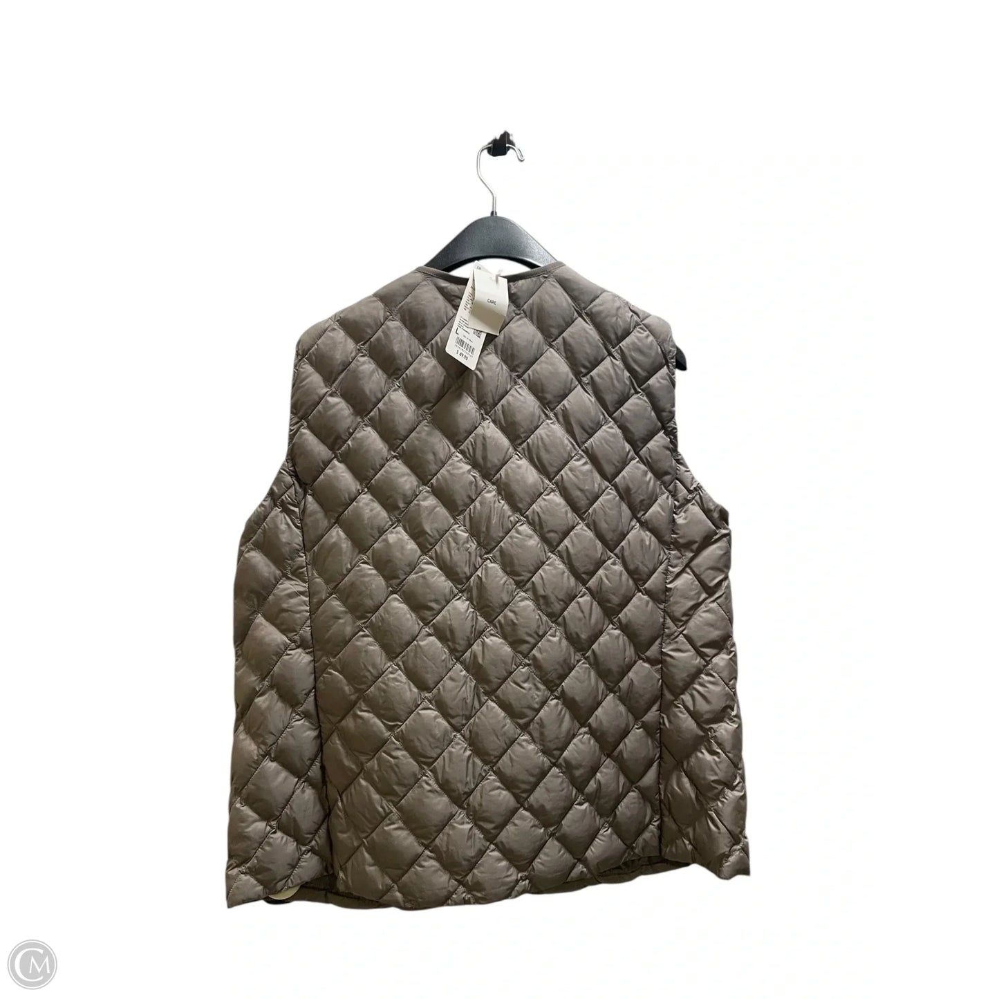 Vest Puffer & Quilted By Cmf In Grey, Size: L