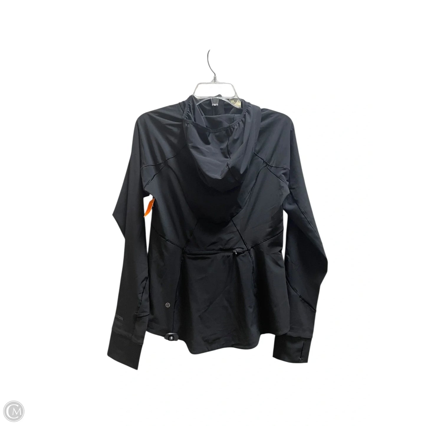 Athletic Jacket By Lululemon In Black, Size: 6