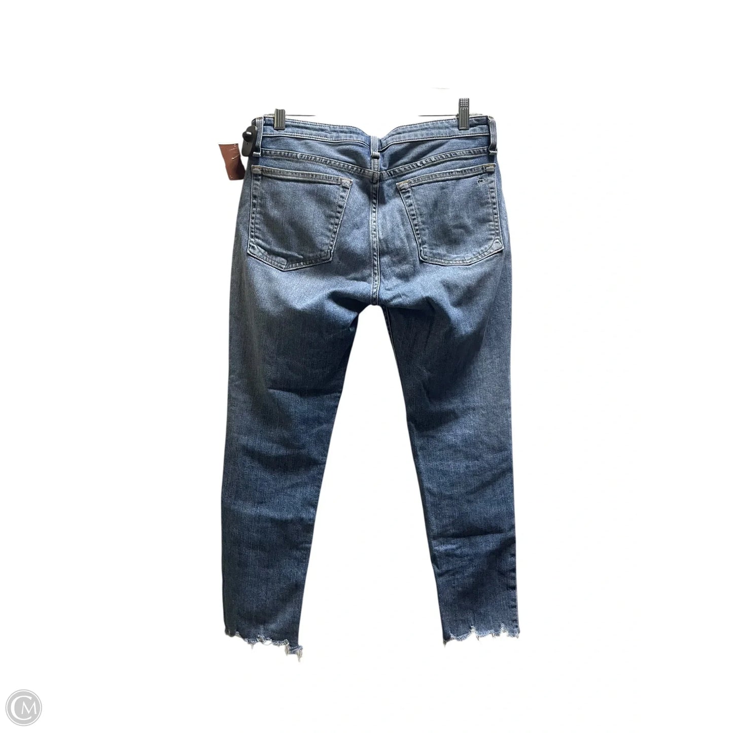 Jeans Straight By Rag And Bone In Blue Denim, Size: 6