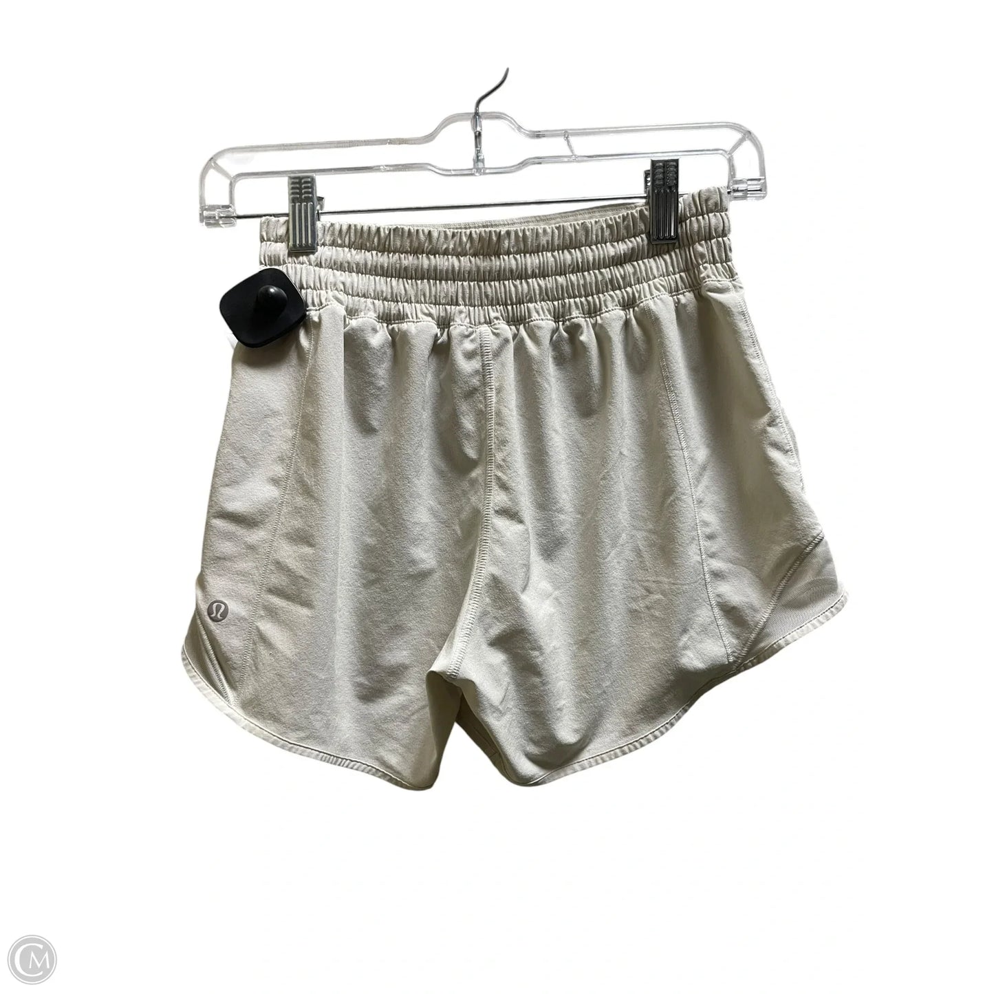 Athletic Shorts By Lululemon In Tan, Size: 2