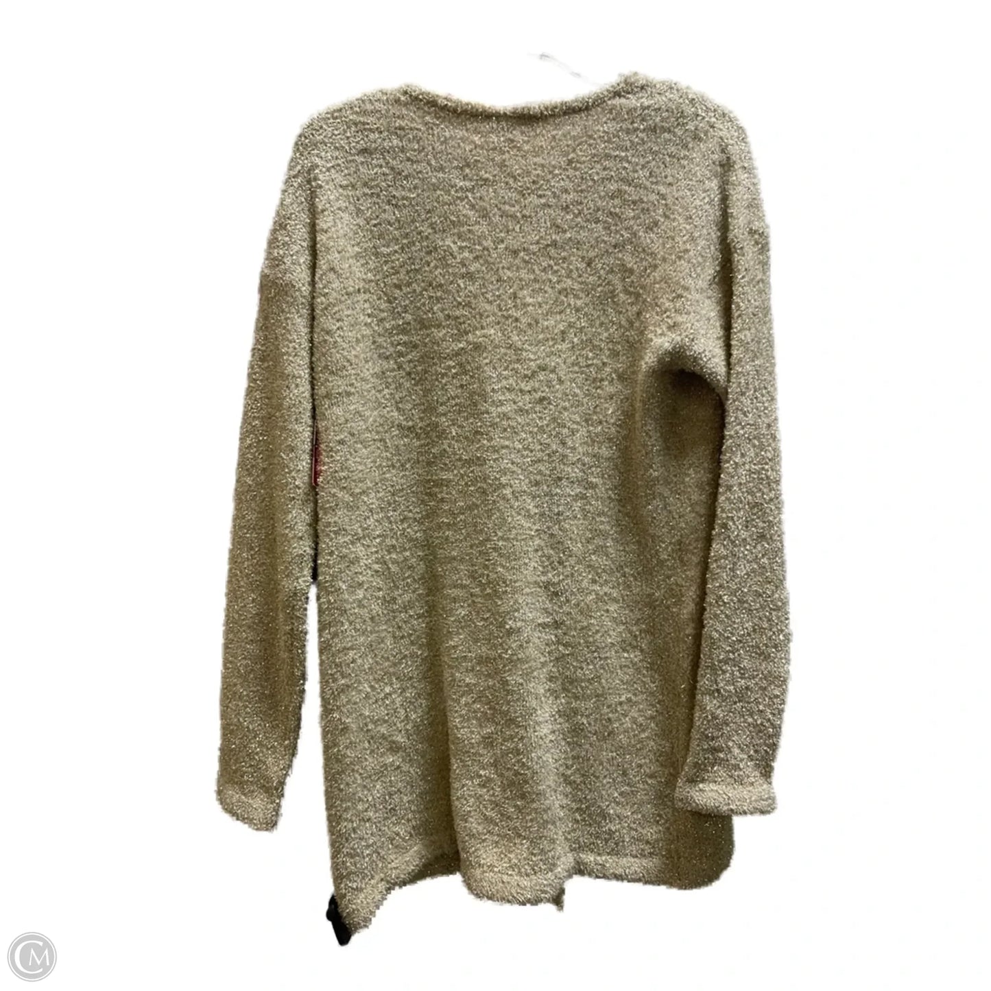 Sweater Cardigan Designer By Lilly Pulitzer In Gold, Size: S