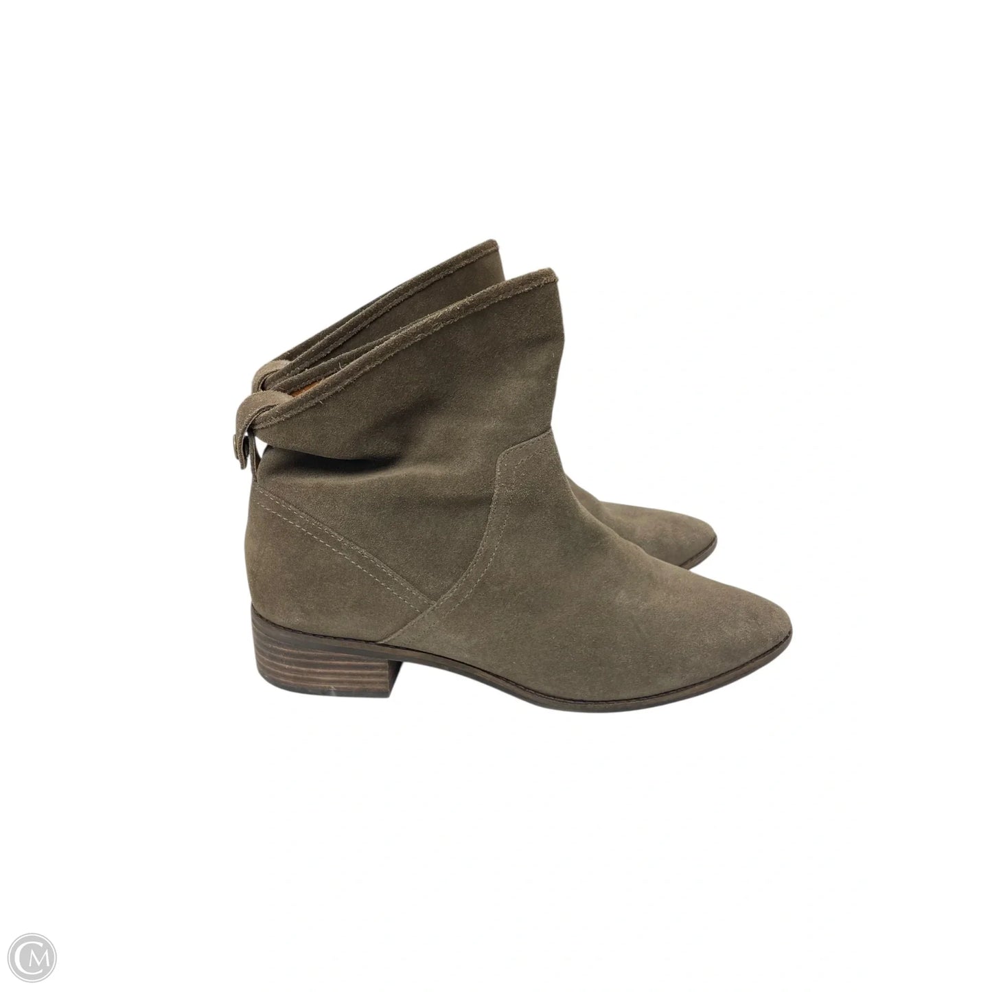 Boots Ankle Heels By Lucky Brand In Green, Size: 9.5