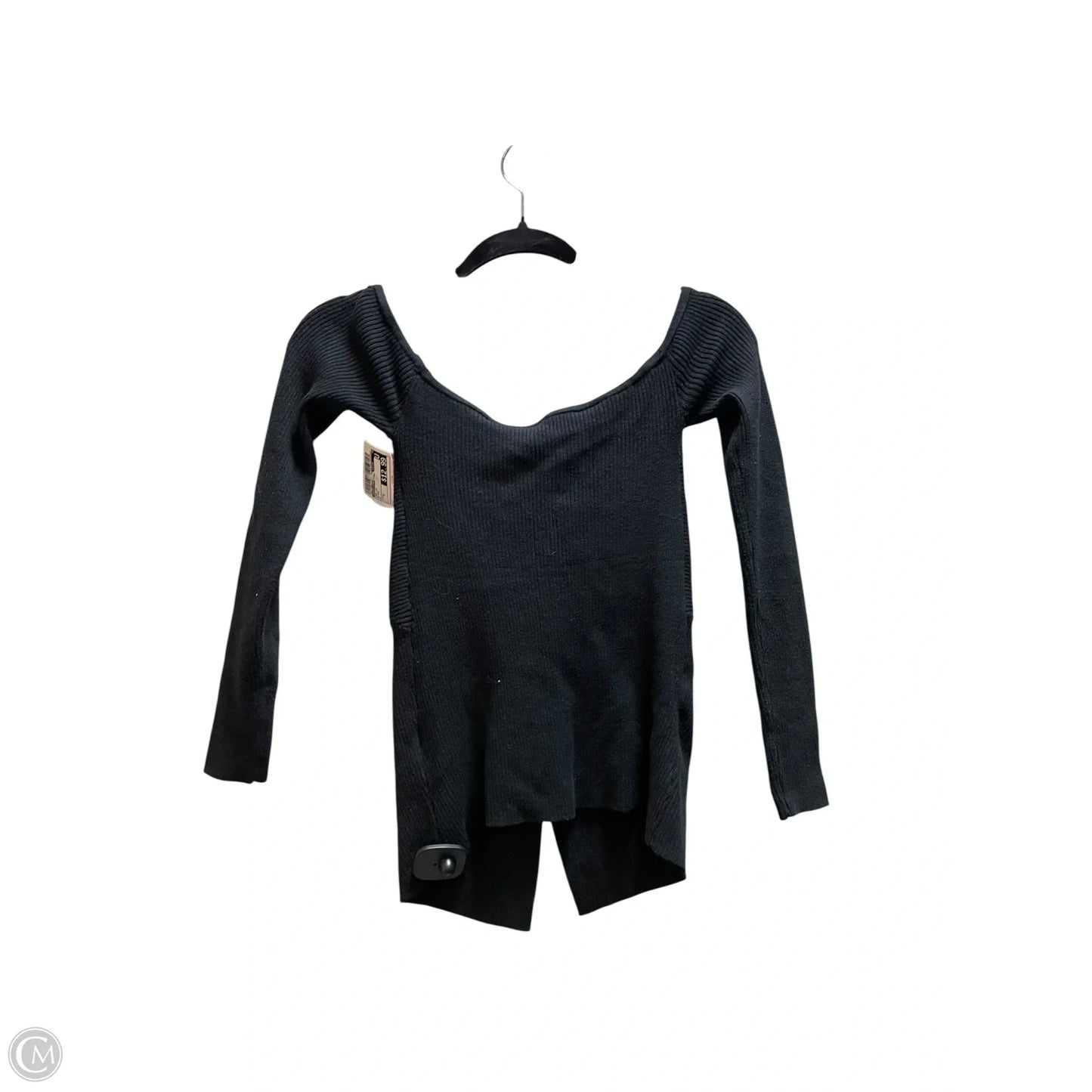 Top Long Sleeve By Abercrombie And Fitch In Black, Size: S