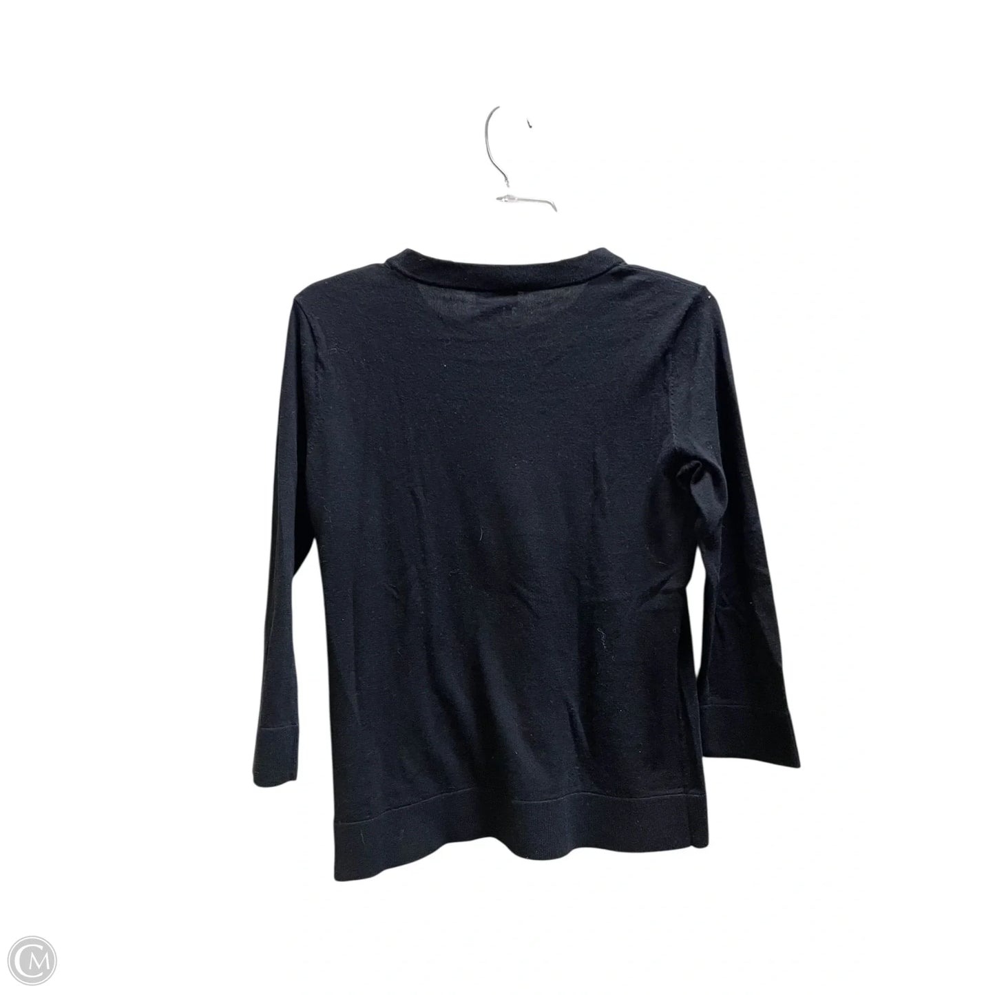 Top Long Sleeve Designer By Kate Spade In Black, Size: M