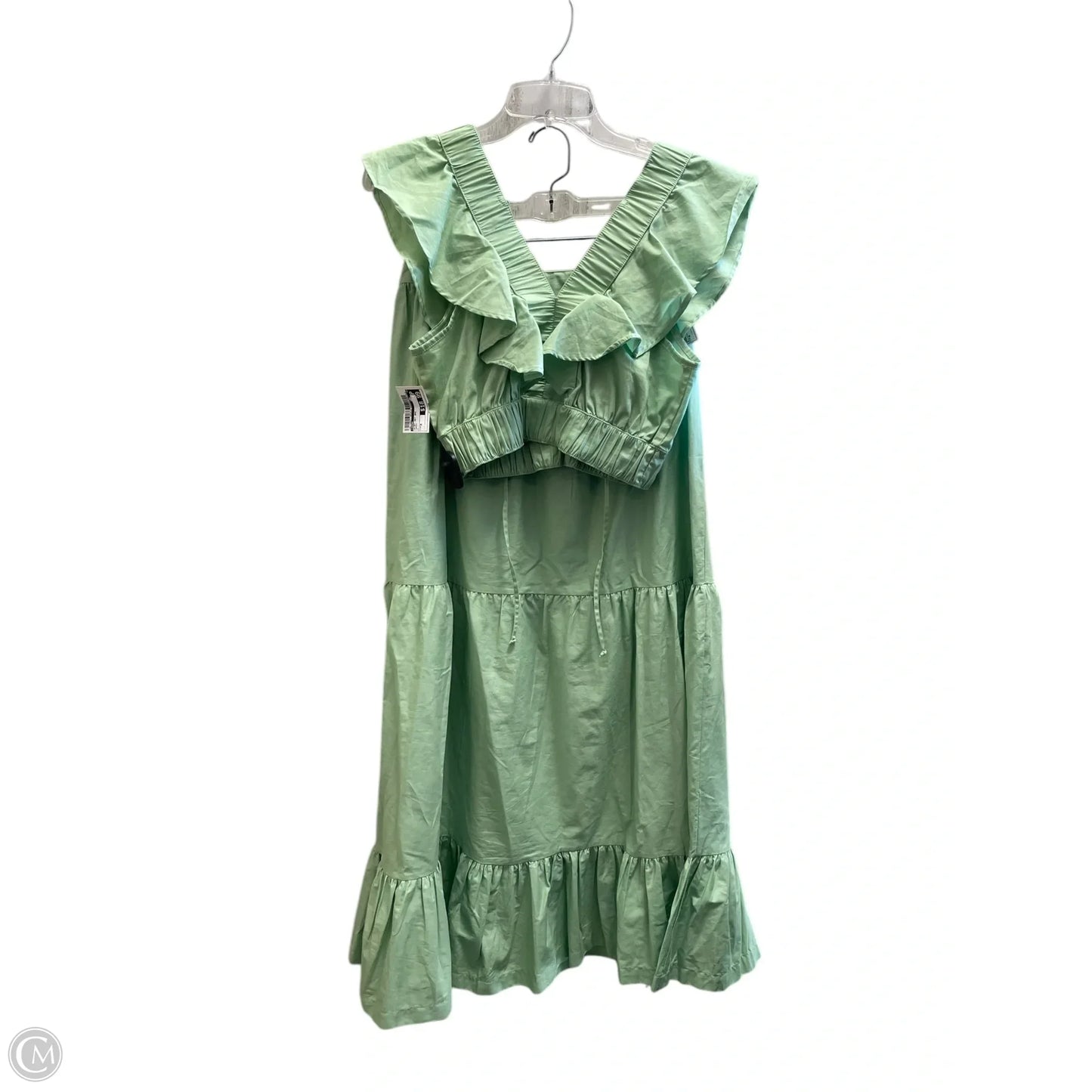 Skirt Set 2pc By Japna In Green, Size: M