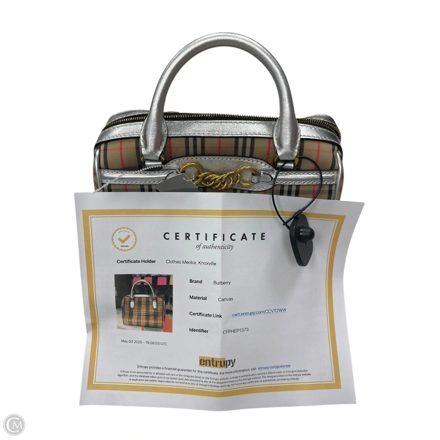 Handbag Luxury Designer By Burberry, Size: Small