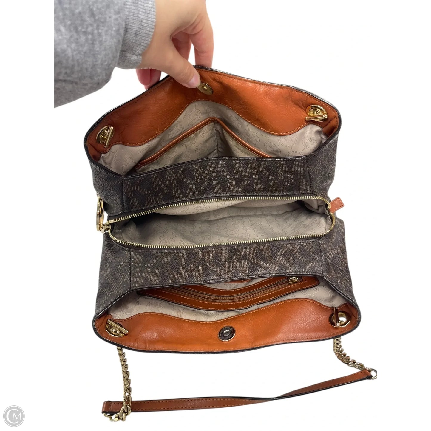 Handbag Designer By Michael Kors, Size: Large