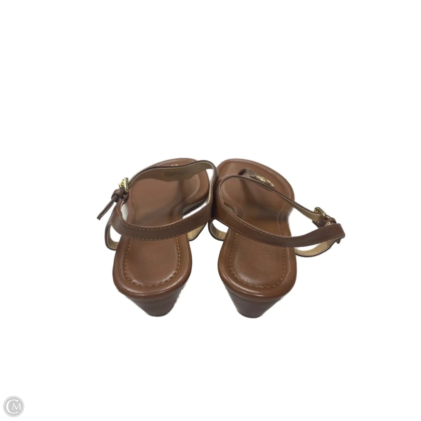 Sandals Designer By Michael Kors In Brown, Size: 7