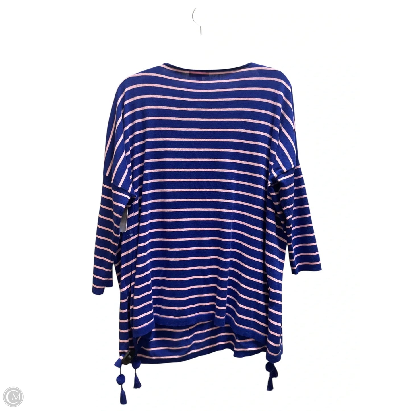 Top Long Sleeve Designer By Lilly Pulitzer In Blue, Size: M