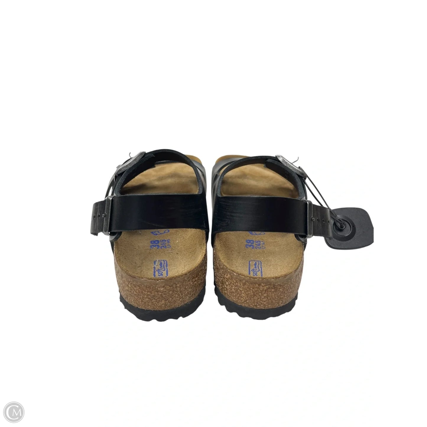 Sandals Flats By Birkenstock In Black, Size: 7