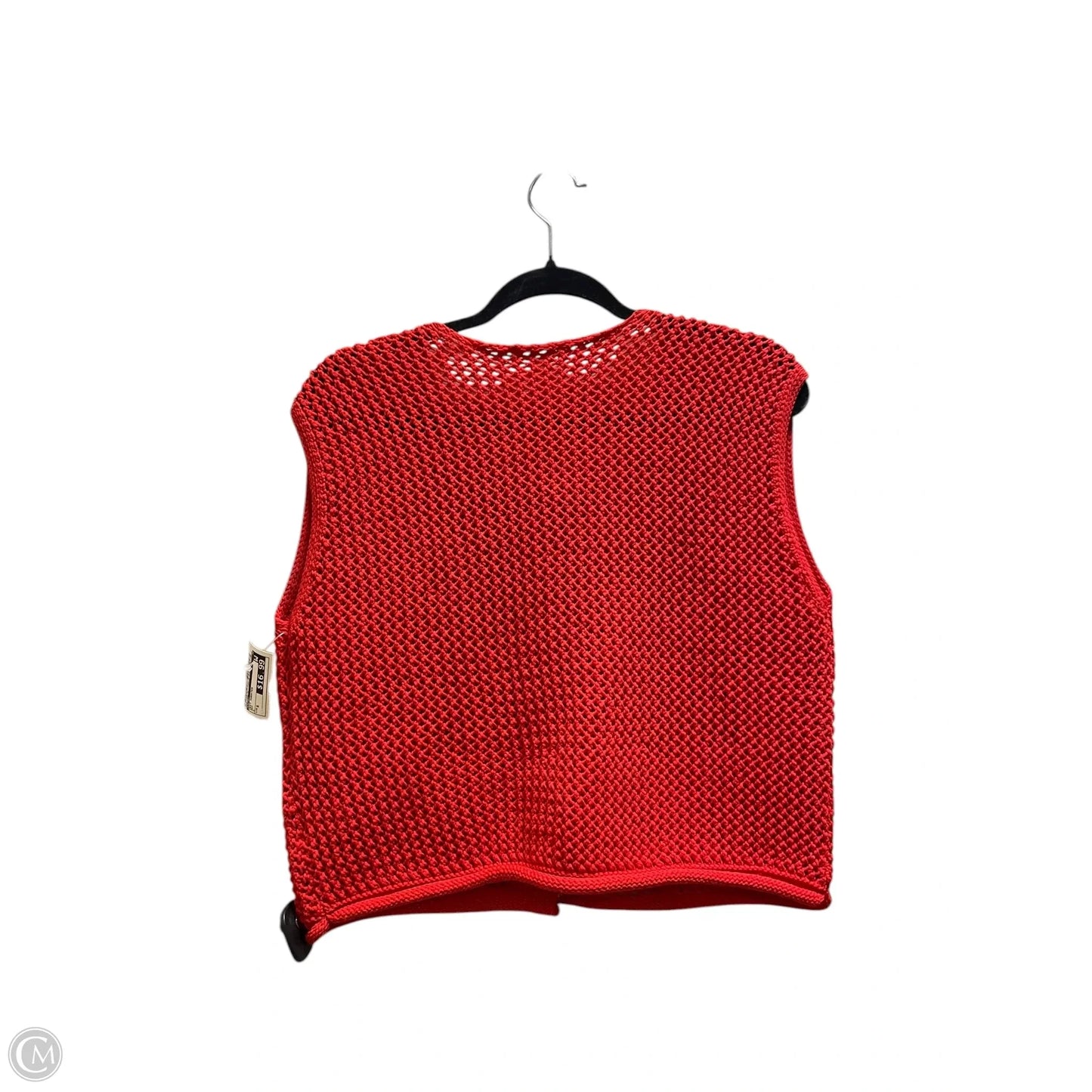 Vest Sweater By Entro In Red, Size: S