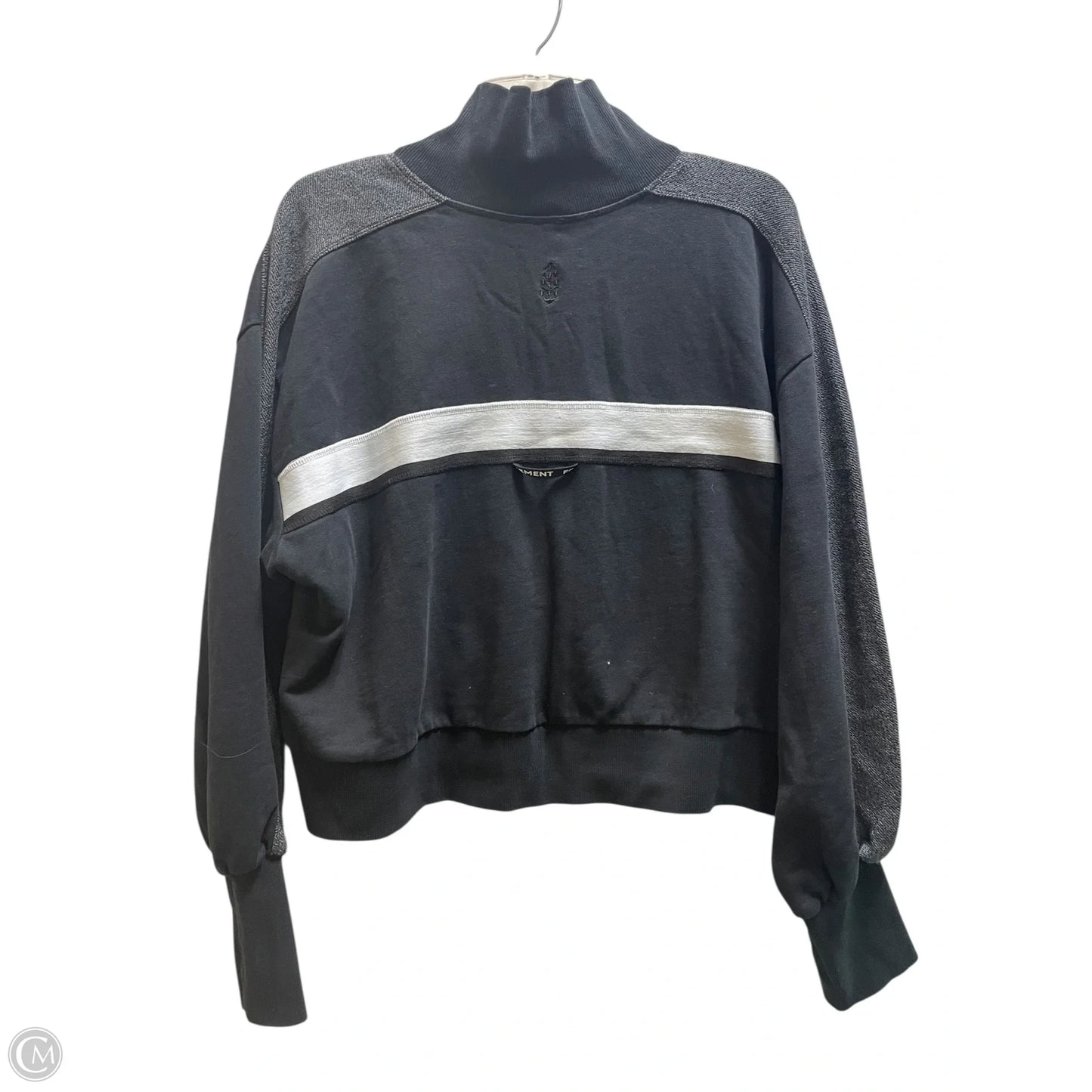 Sweatshirt Collar By Free People In Black, Size: M