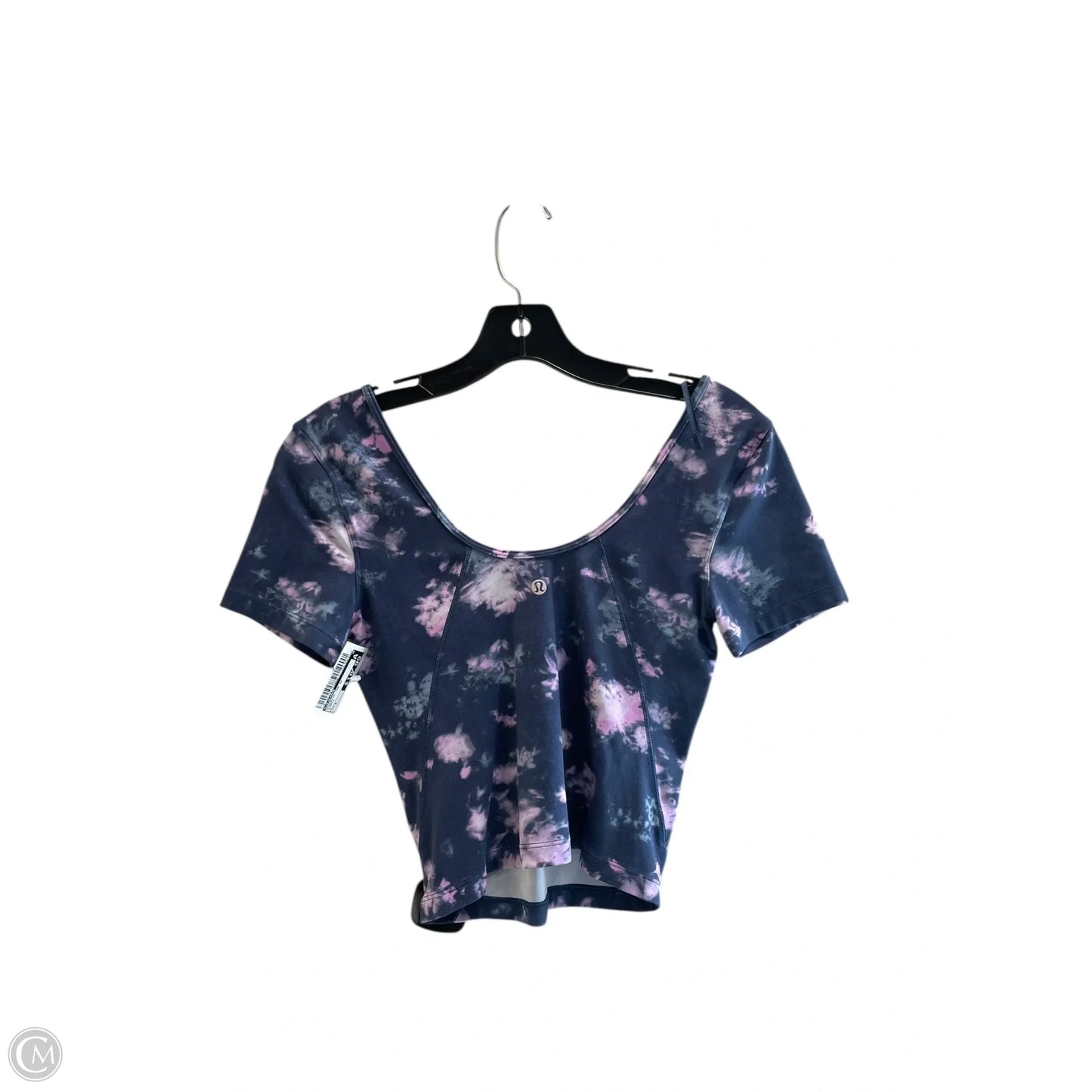 Athletic Top Short Sleeve By Lululemon In Purple, Size: S