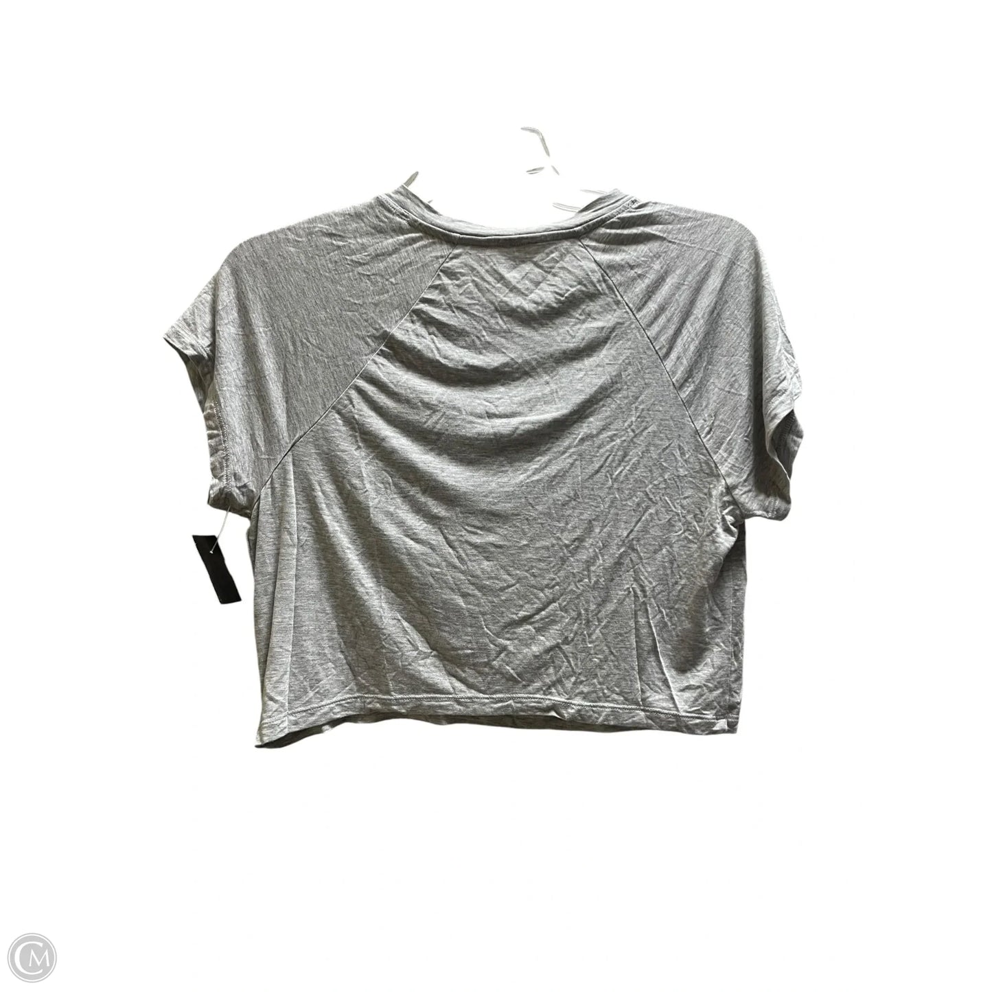Top Short Sleeve By Offline In Grey, Size: M