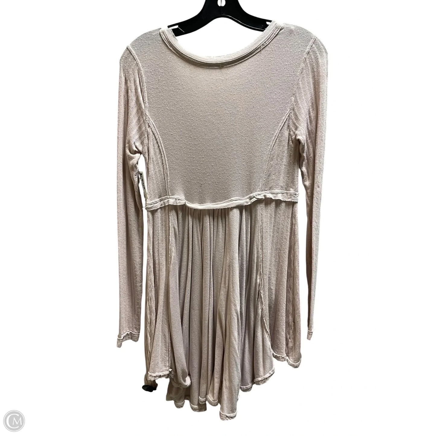 Top Long Sleeve By Free People In Pink, Size: S