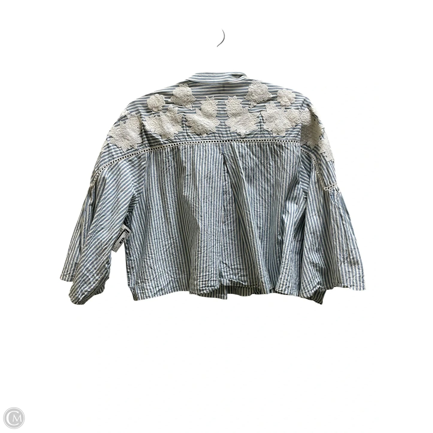 Top Long Sleeve By Free People In Blue, Size: S