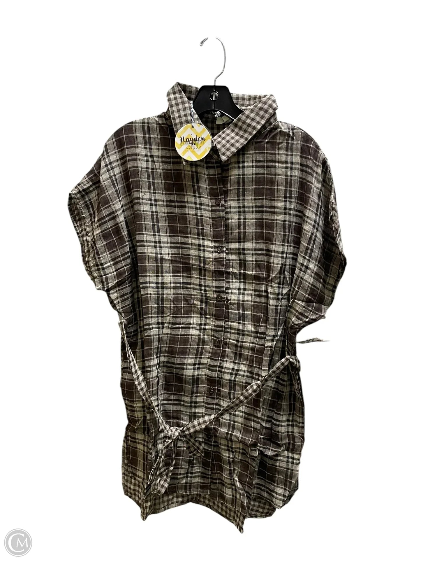 Dress Casual Short By Hayden La In Plaid Pattern, Size: 2x