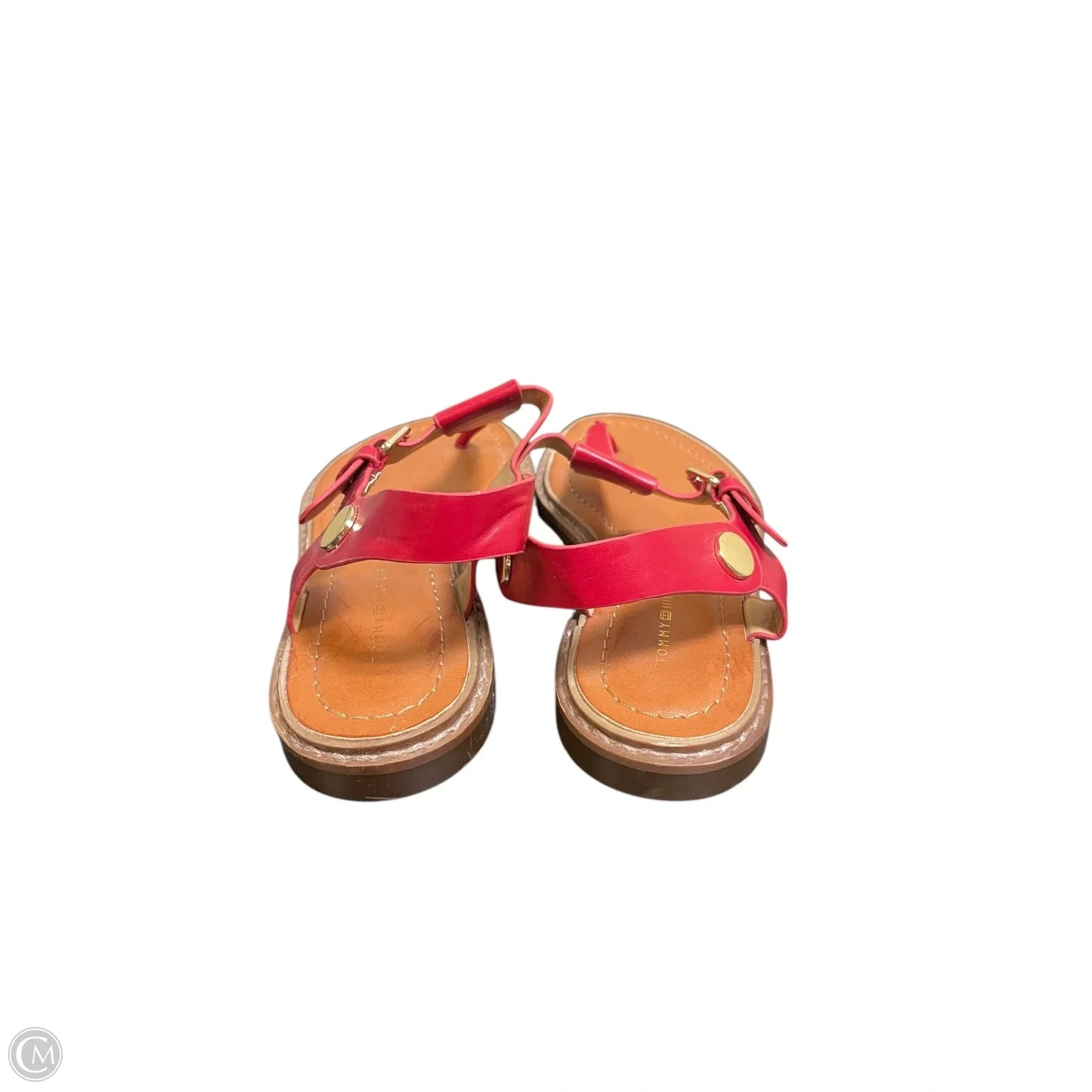 Sandals Flats By Tommy Hilfiger In Red, Size: 6.5