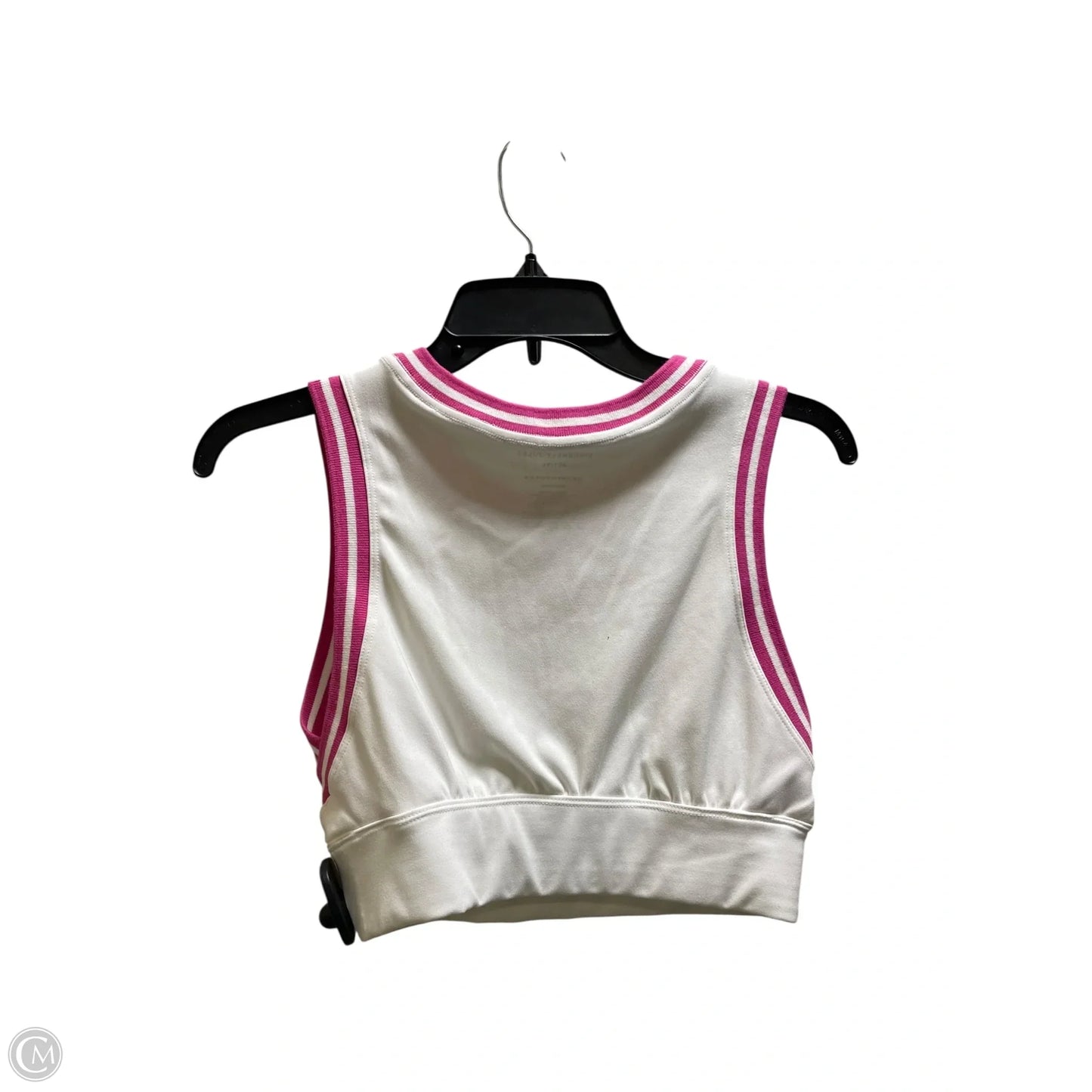 Athletic Bra By Clothes Mentor In White, Size: M