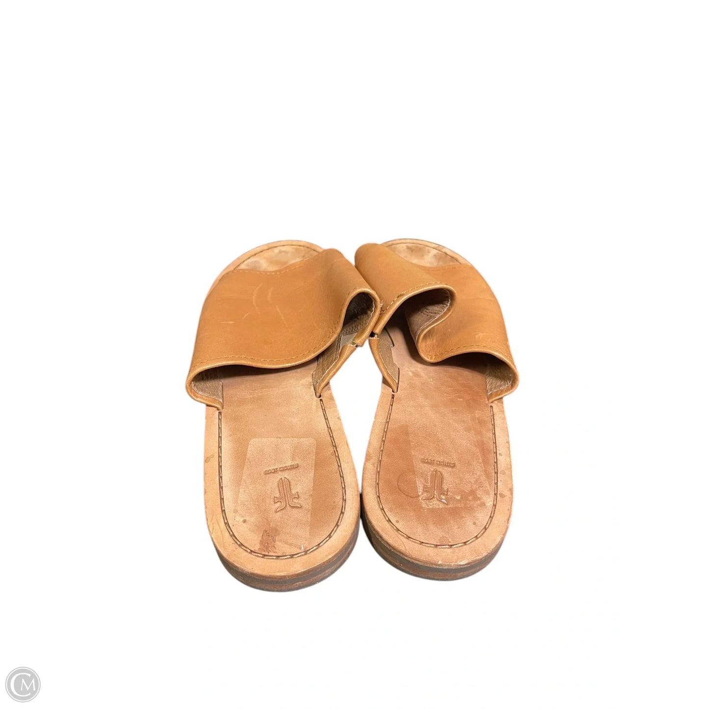 Sandals Designer By Frye In Brown, Size: 10