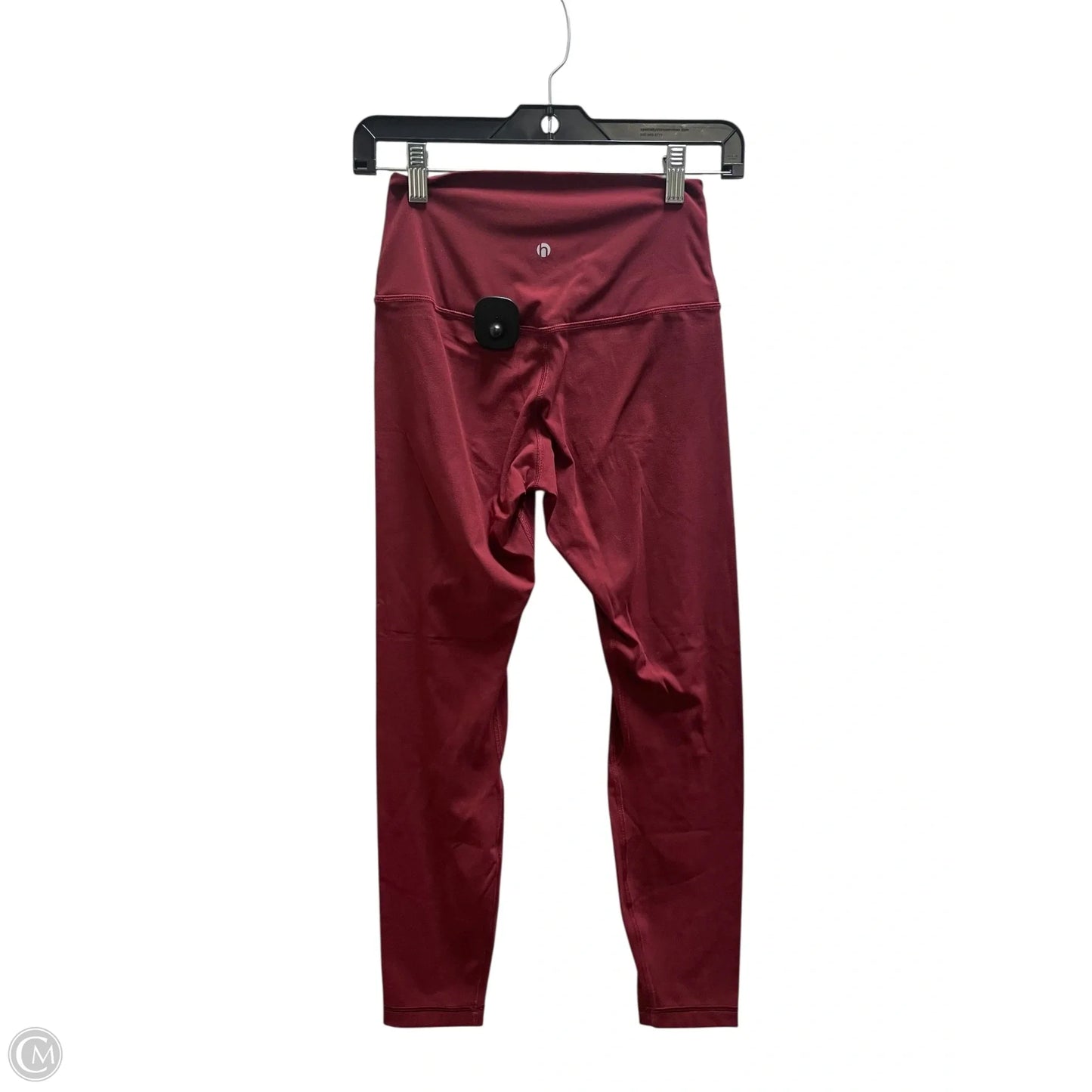 Athletic Leggings By Hawthorn In Maroon, Size: S