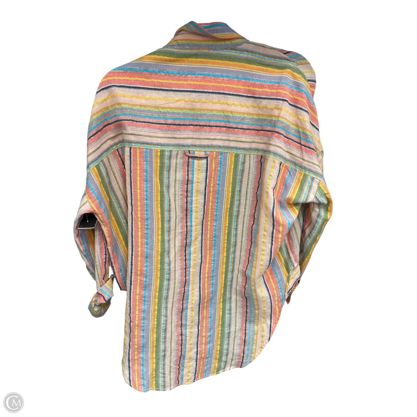 Top Long Sleeve By Anthropologie In Multi-colored, Size: Xs