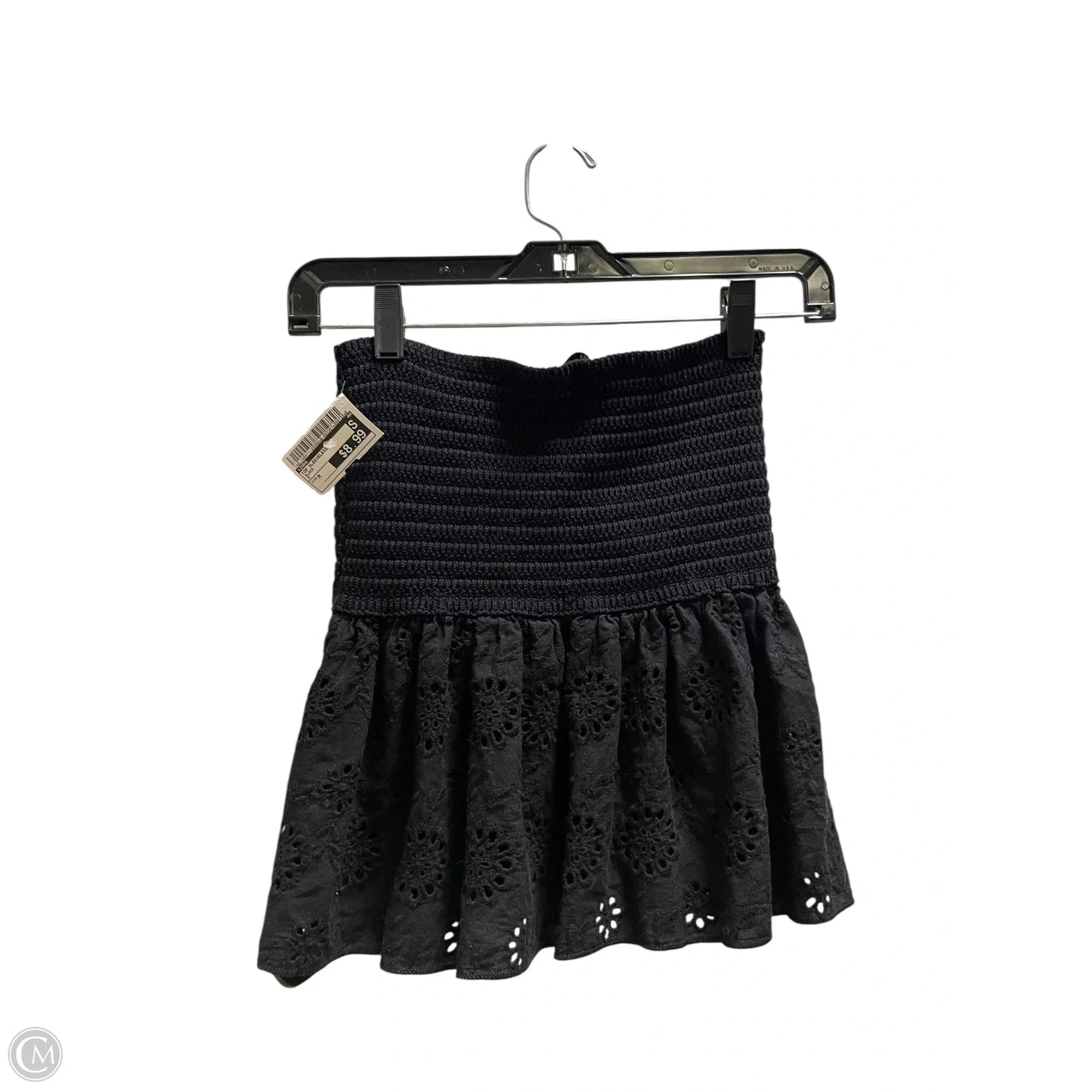 Top Sleeveless By Zara In Black, Size: M