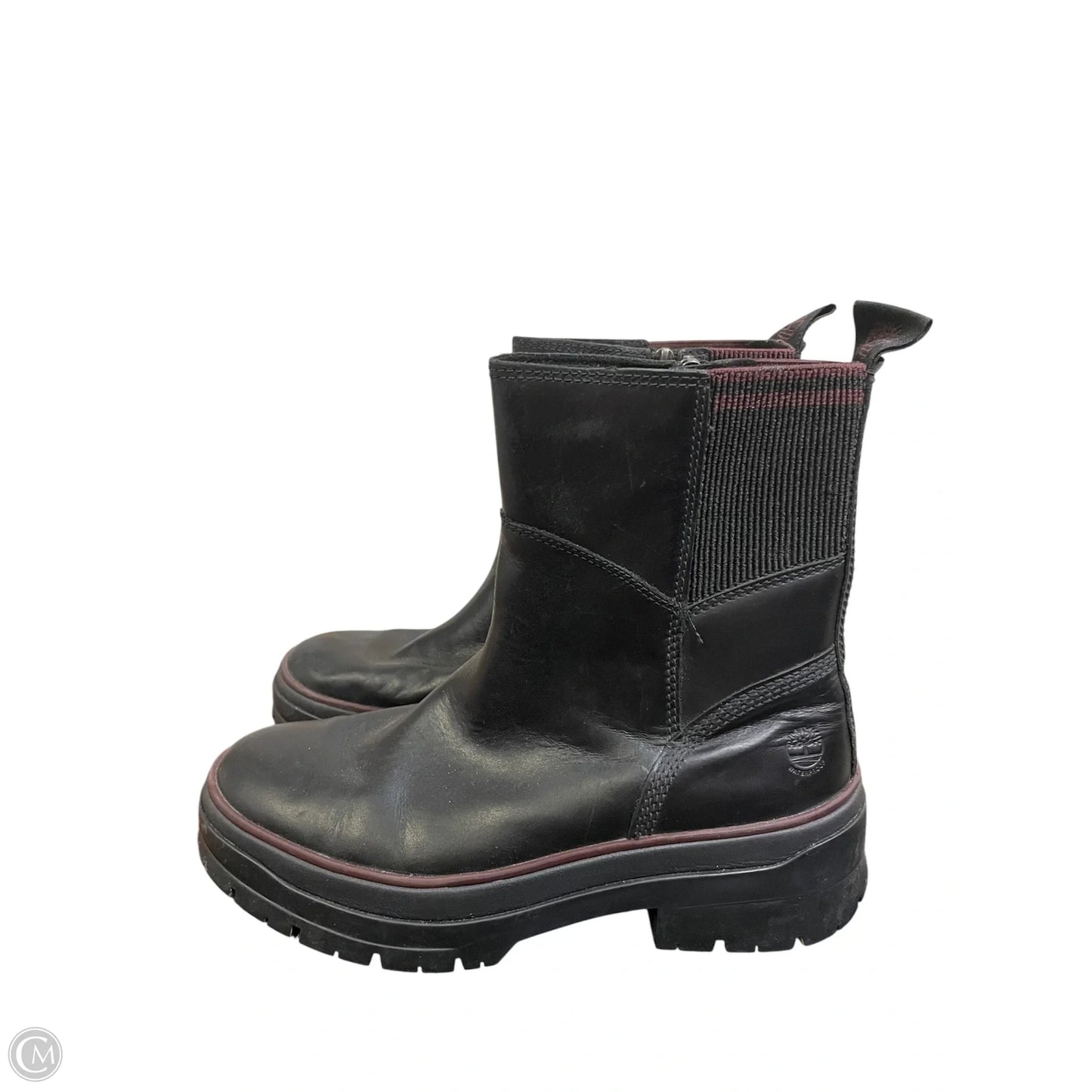 Boots Ankle Flats By Timberland In Black, Size: 8
