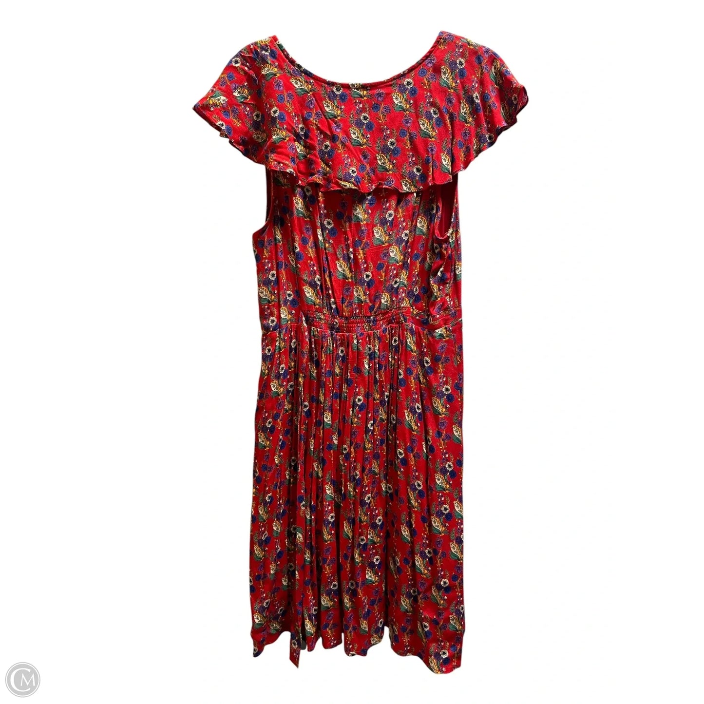 Dress Casual Maxi By Anthropologie In Red, Size: Xl