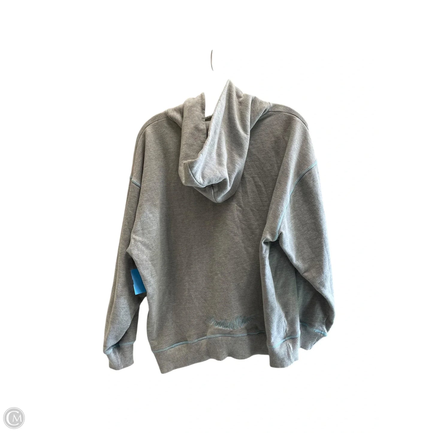 Sweatshirt Hoodie By Clothes Mentor In Grey, Size: M