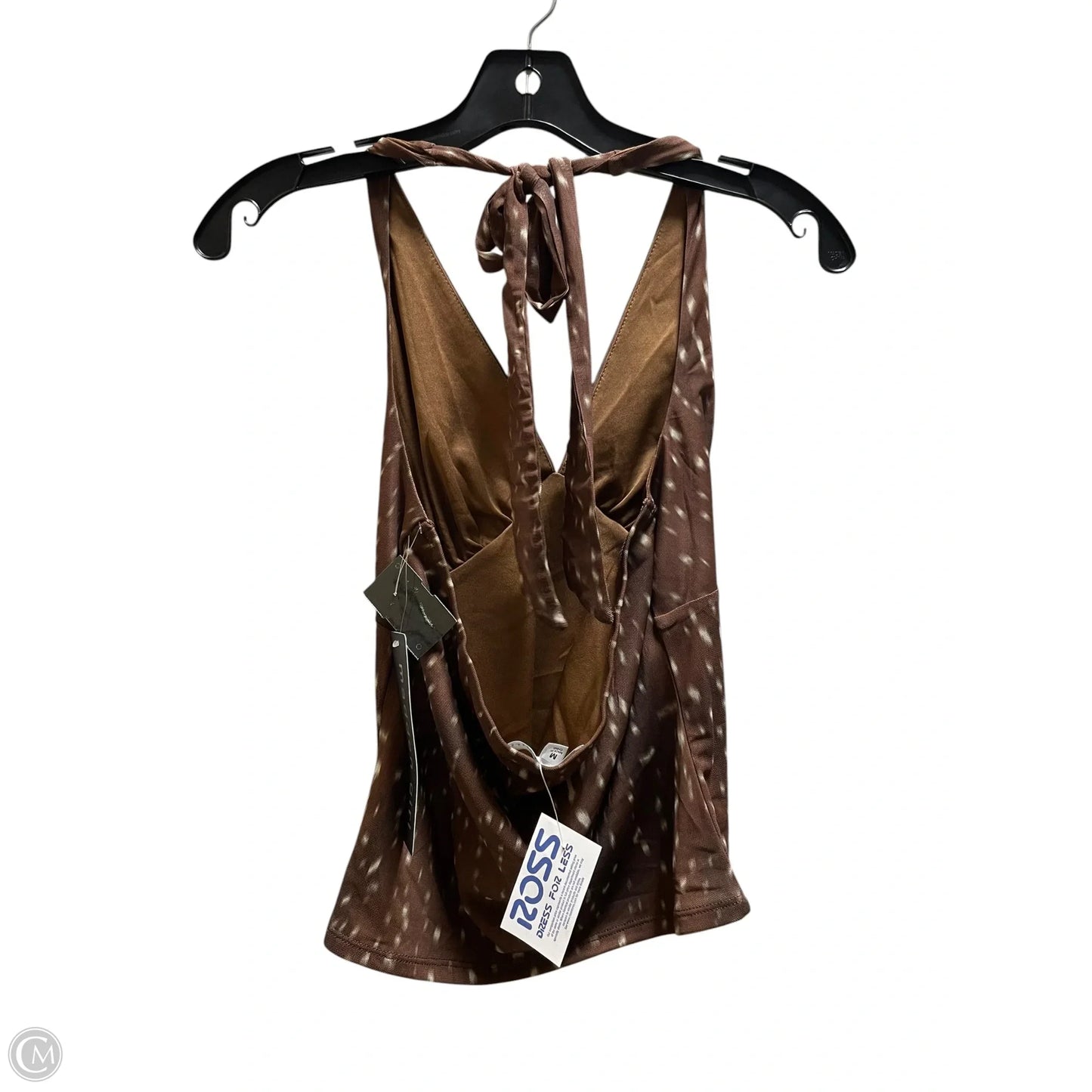 Top Sleeveless By Madden Girl In Brown, Size: M