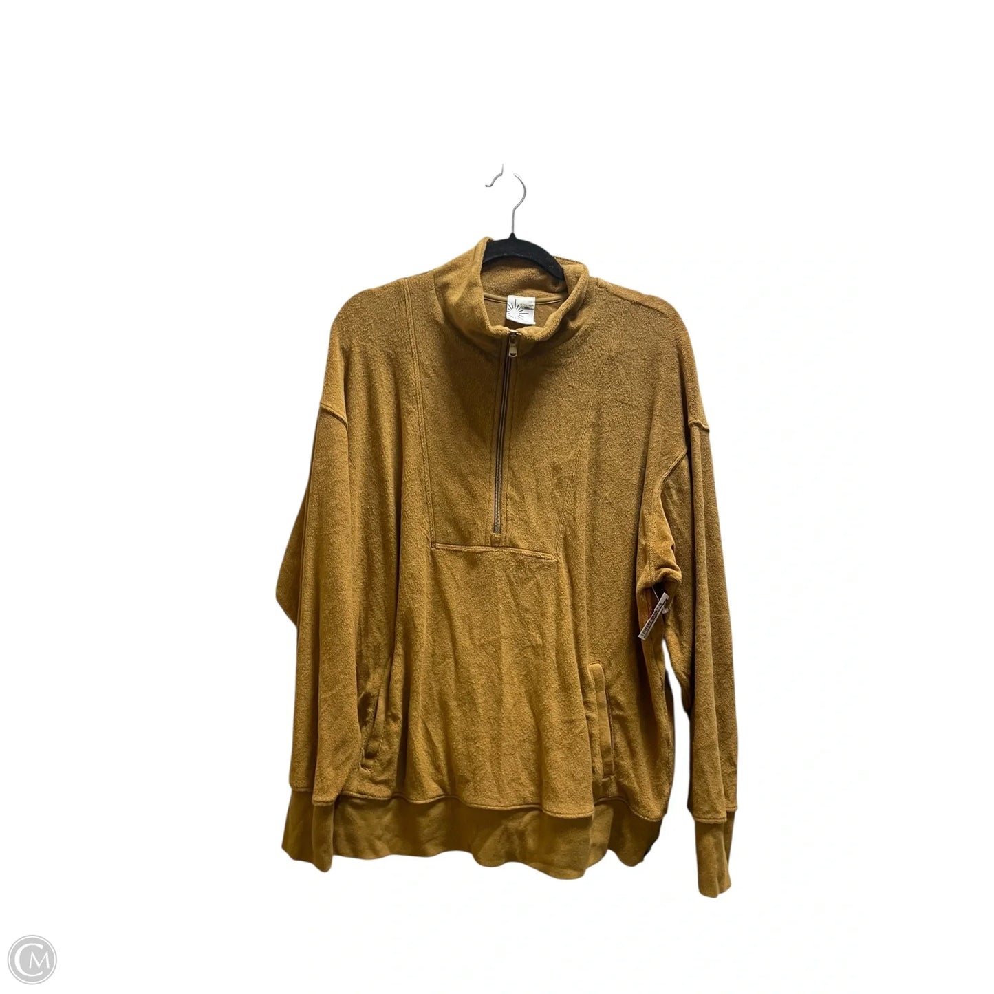 Sweatshirt Collar By Aerie In Brown, Size: L