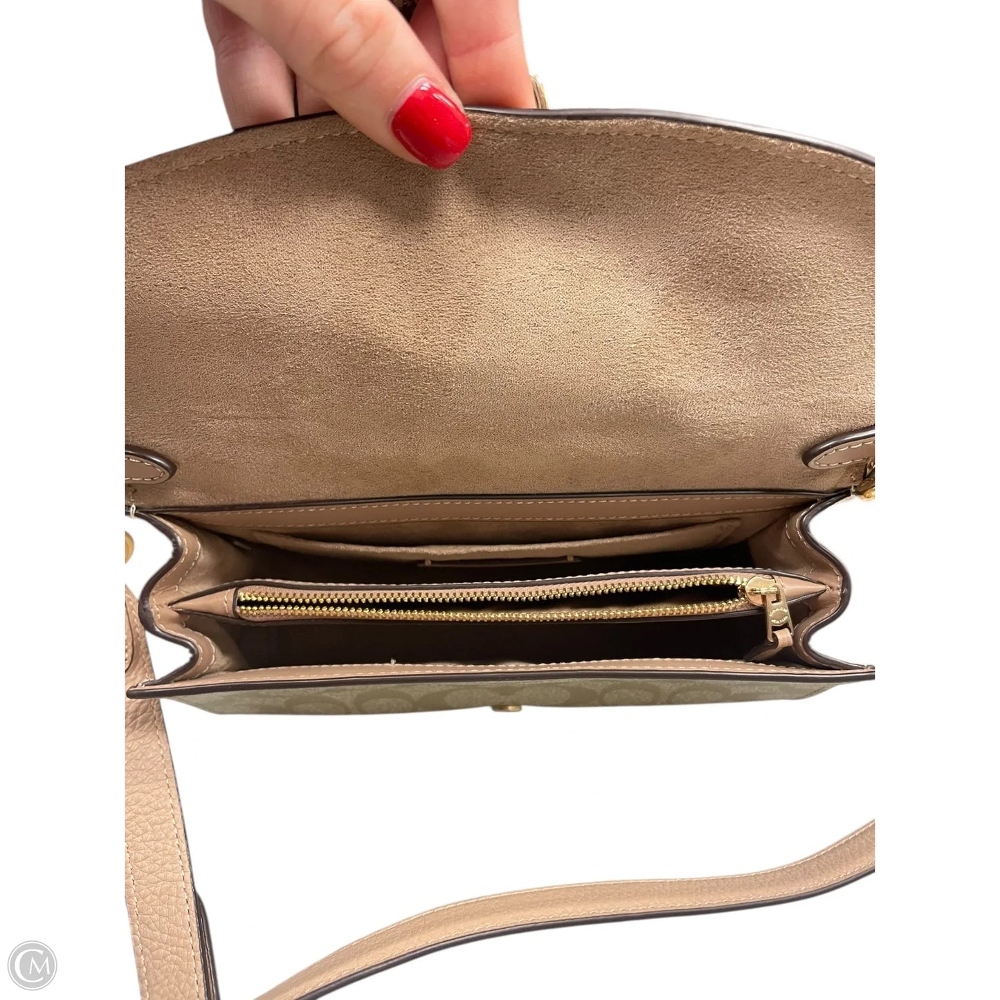 Crossbody Designer By Coach, Size: Small