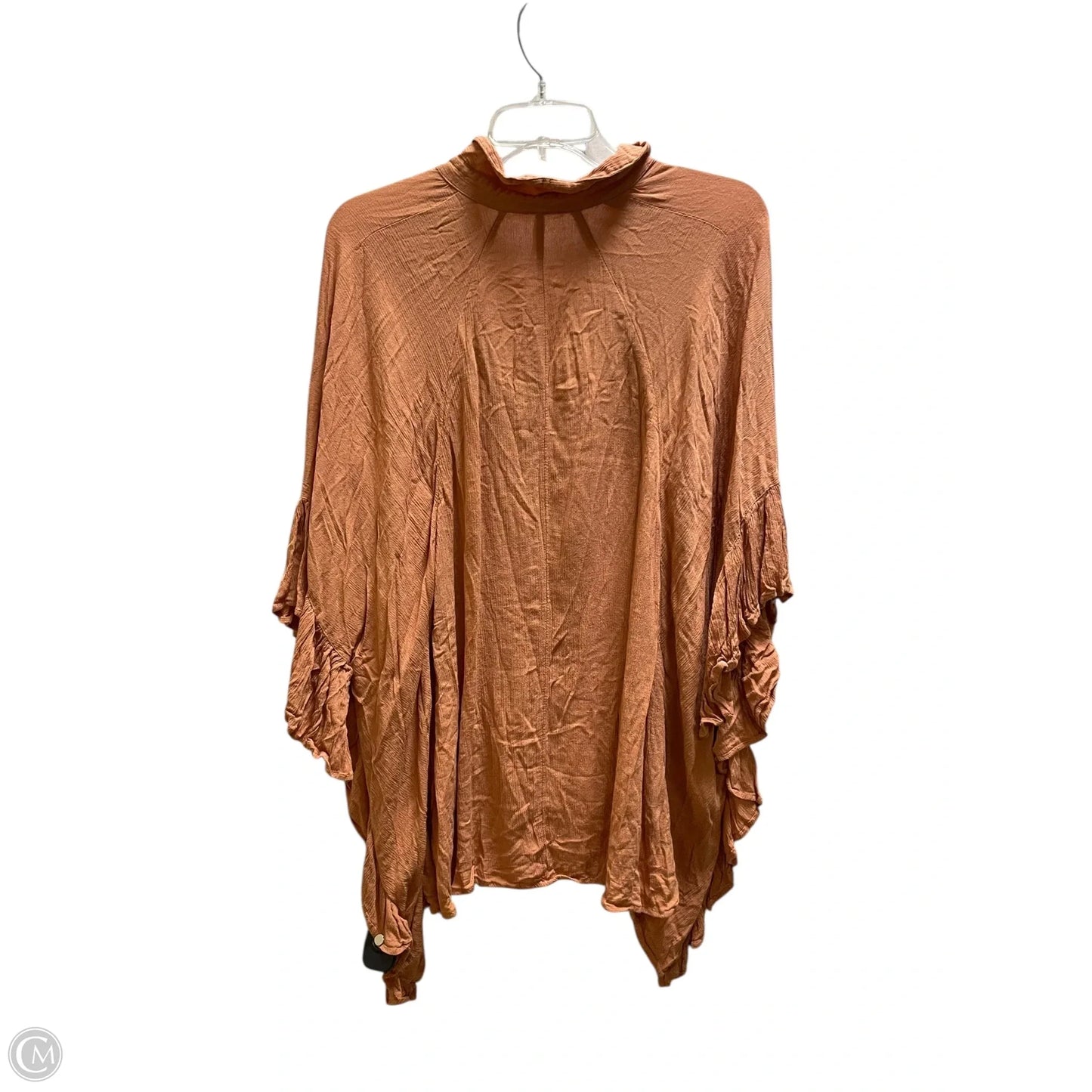 Top Short Sleeve By Free People In Orange, Size: Xs