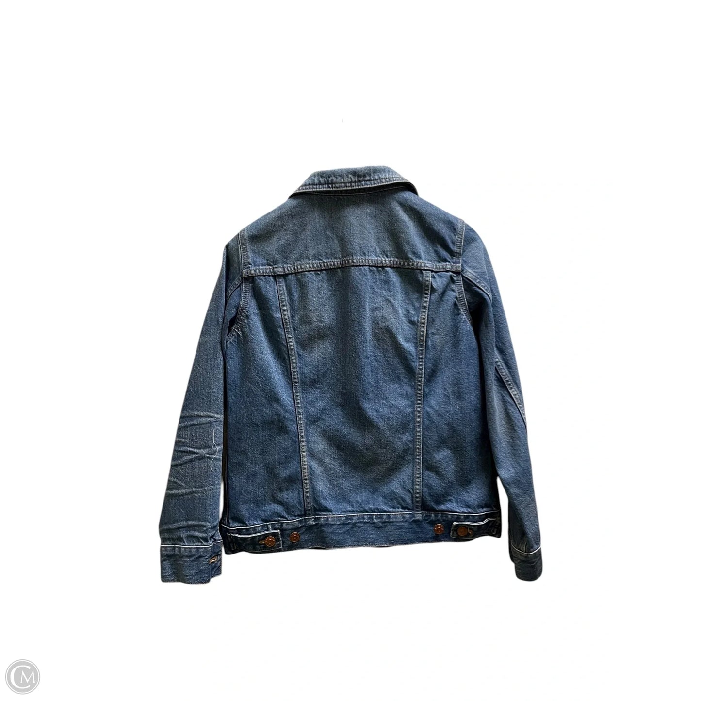 Jacket Denim By Madewell In Blue Denim, Size: M